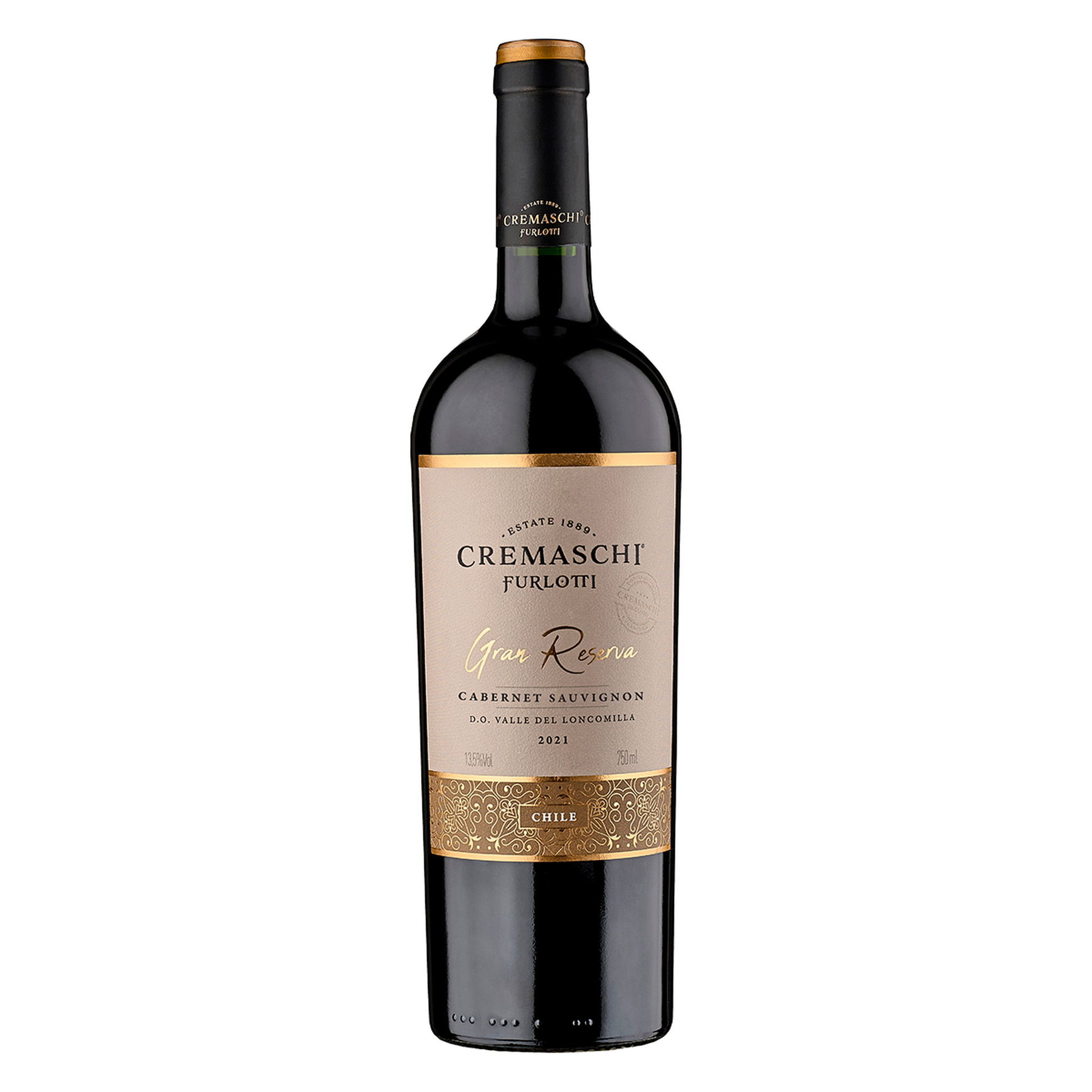Vinho Tinto Cabernet Sauvignon Gran Reserva Cremaschi Furlotti Garrafa 750ml