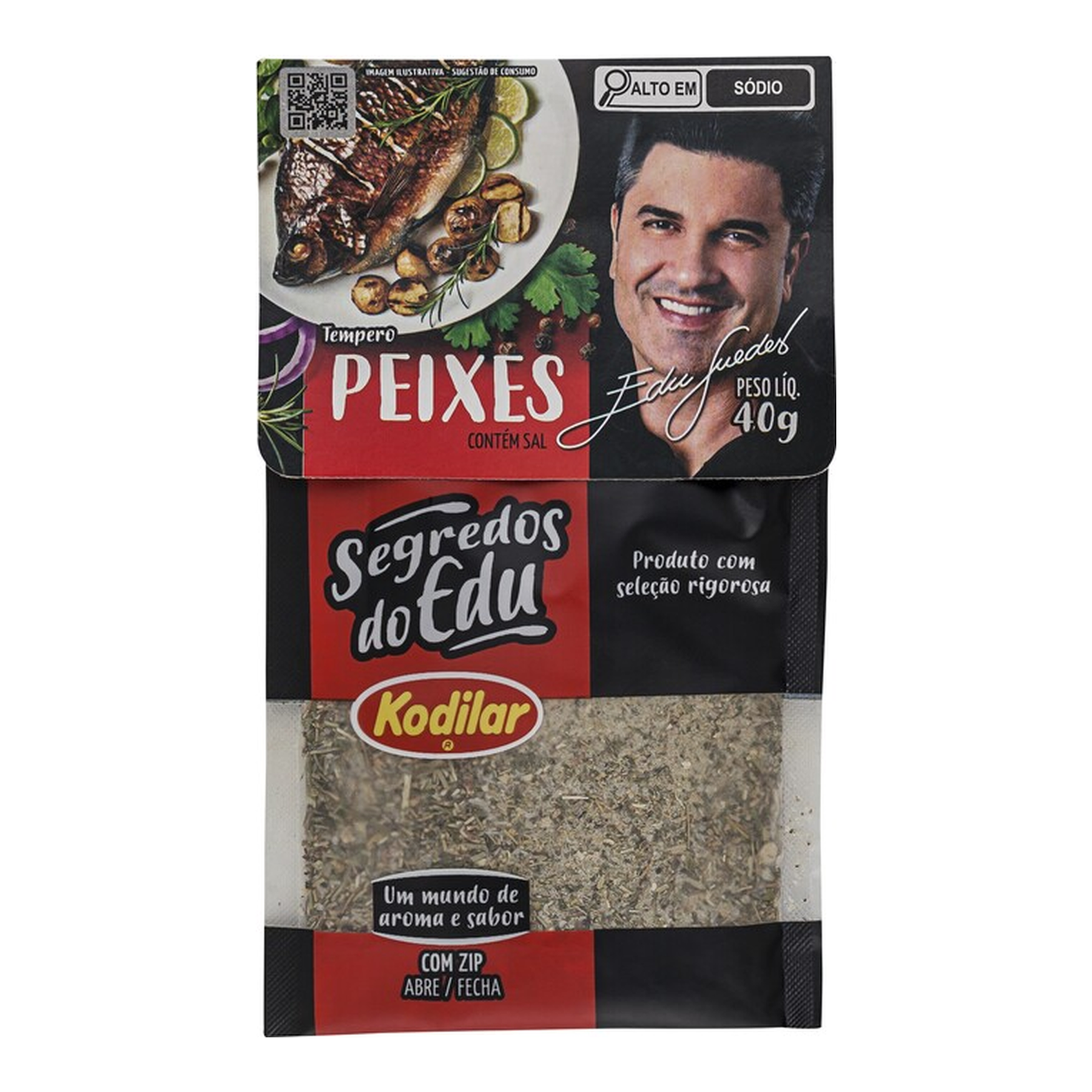 Tempero Peixes Segredos do Edu Kodillar Pacote 40g