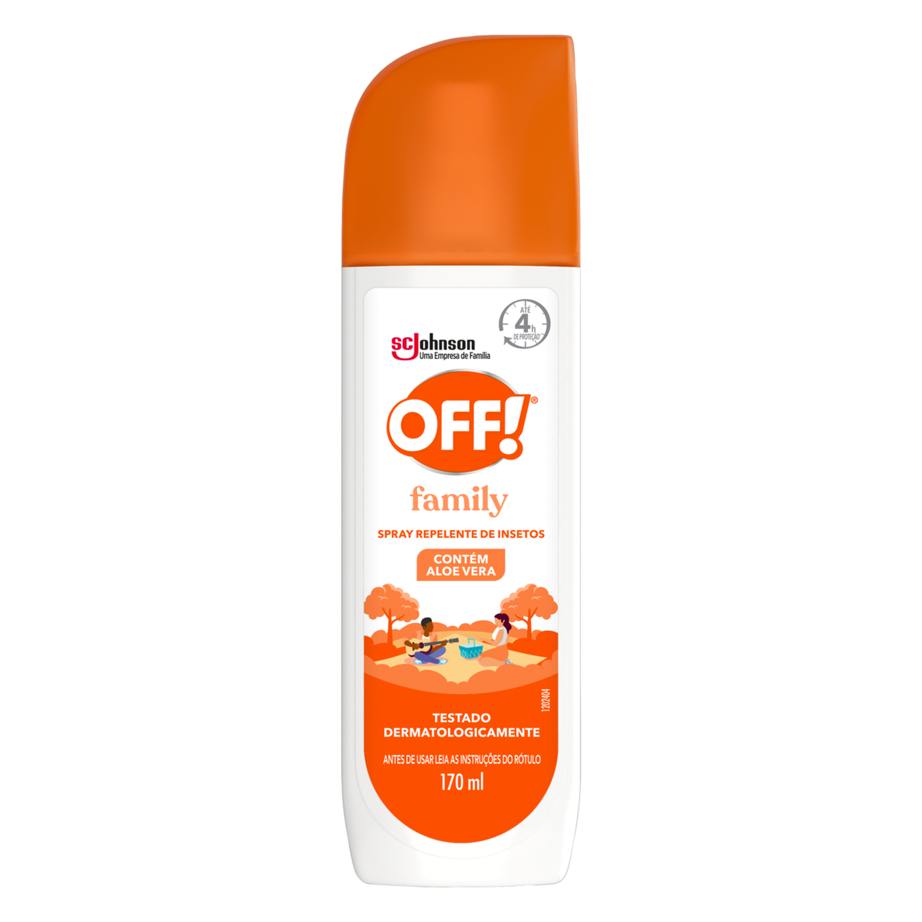 Repelente Spray Off! Family Frasco 170ml