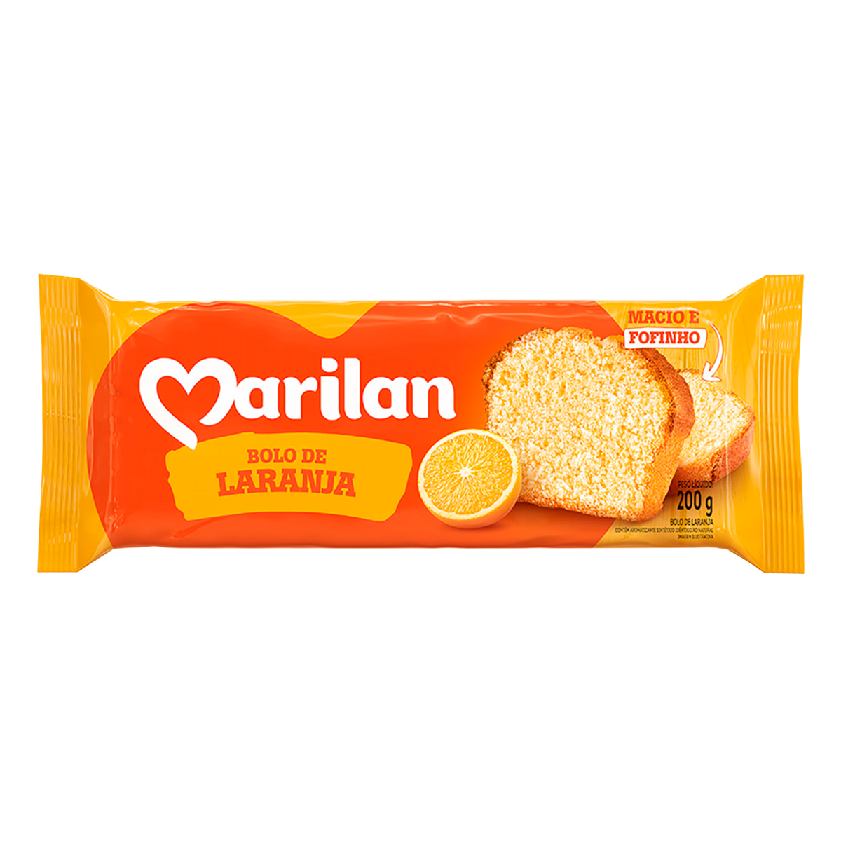 Bolo de Laranja Marilan Pacote 200g