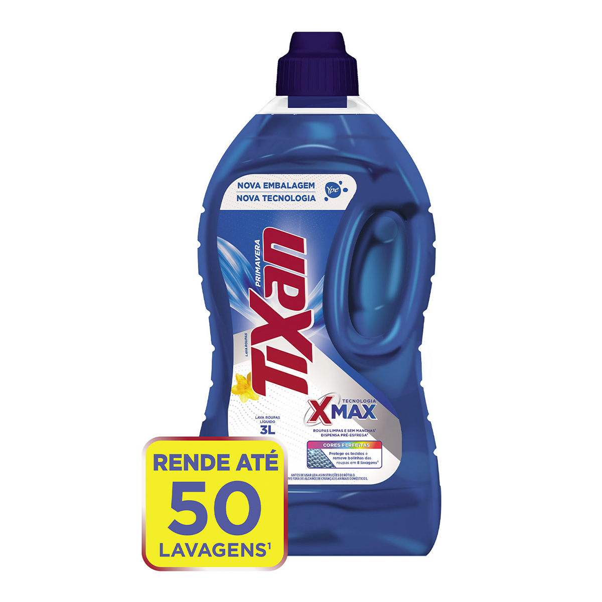 Sab&atilde;o L&iacute;quido Lava Roupas Primavera Tixan Yp&ecirc; Frasco 3l&nbsp;&nbsp;
