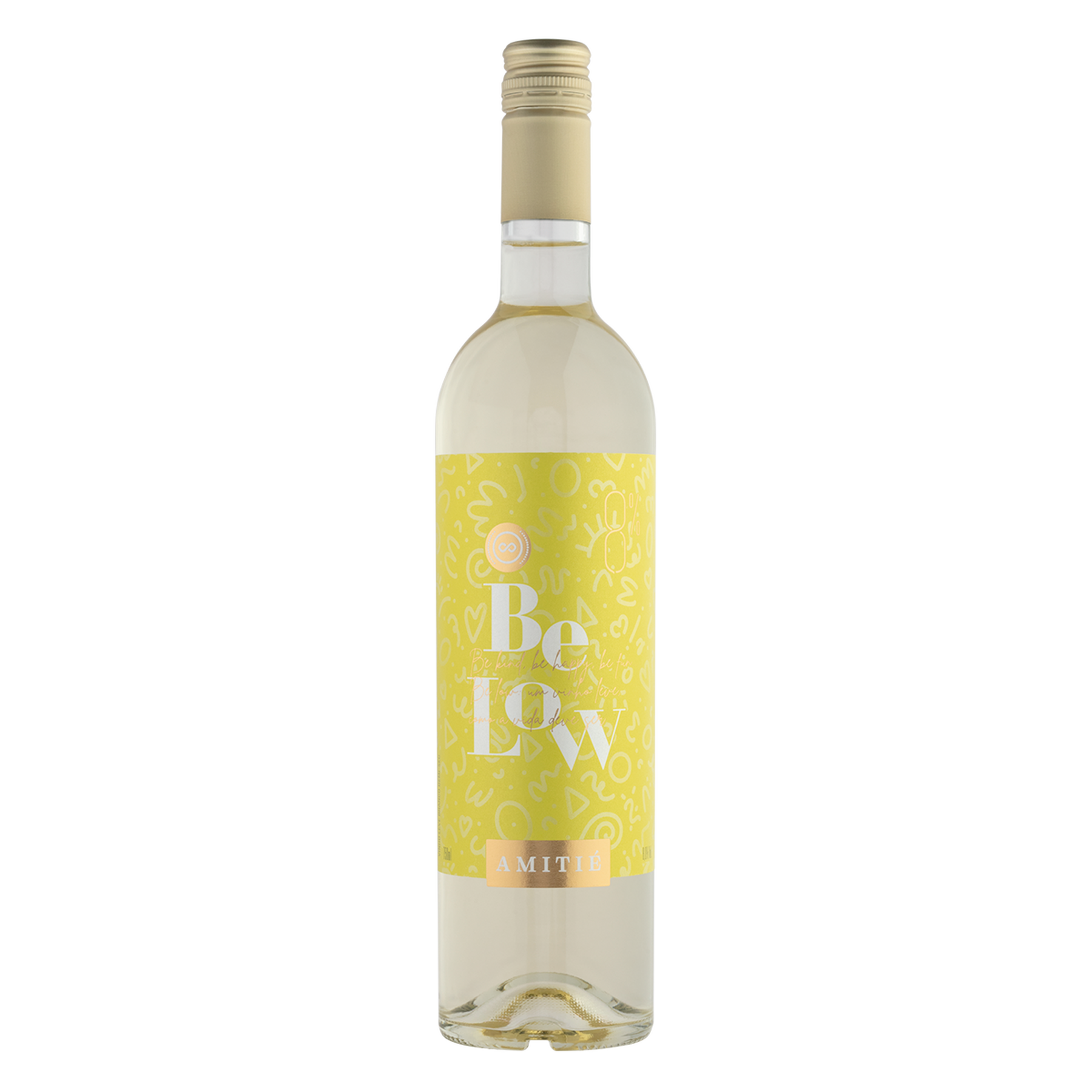 Vinho Branco Amiti&eacute; Trebbiano Below Garrafa 750ml
