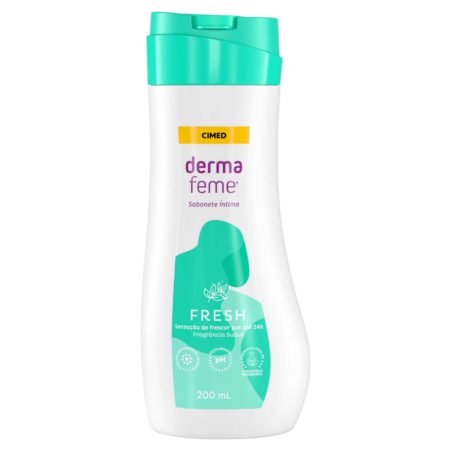 Pack Sabonete L&iacute;quido &Iacute;ntimo Suave Fresh Dermafeme C/2 Unidades 200ml Cada