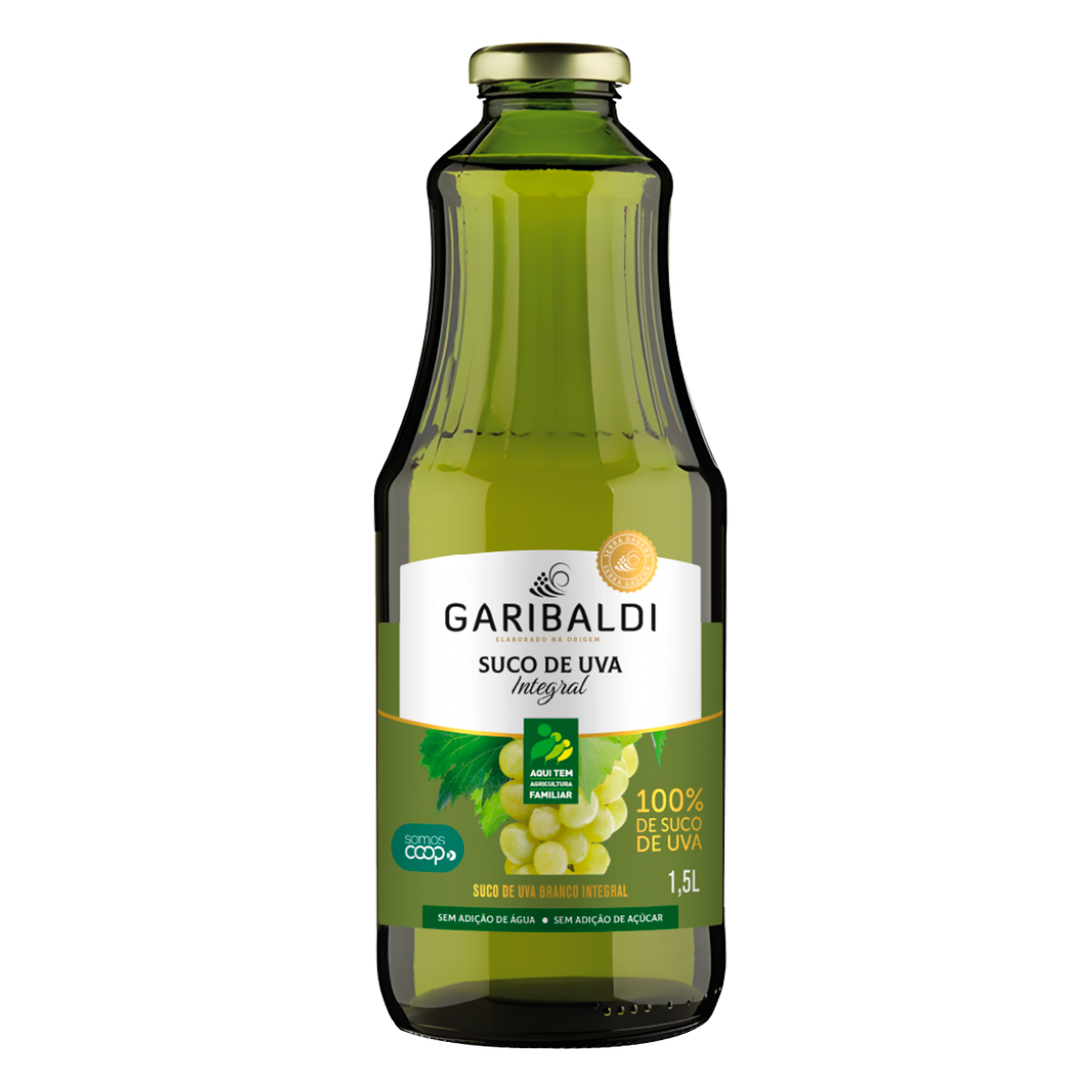 Suco Integral Uva Branco Garibaldi Garrafa 1,5l 