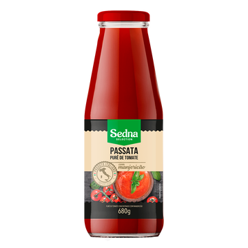 Passata Purê de Tomate com Manjericão Sedna 680g