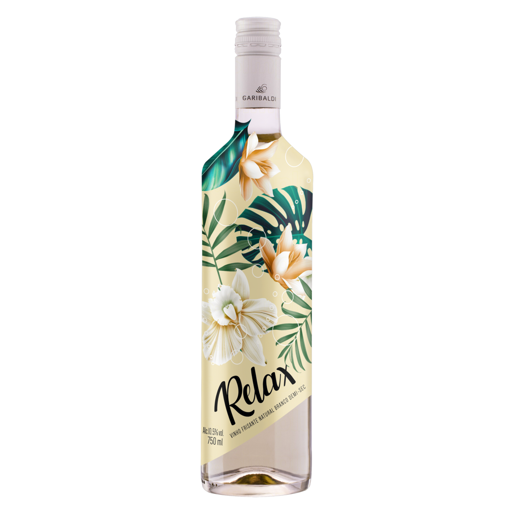 Vinho Branco Frisante Demi-Sec Relax Garrafa 750ml&nbsp;
