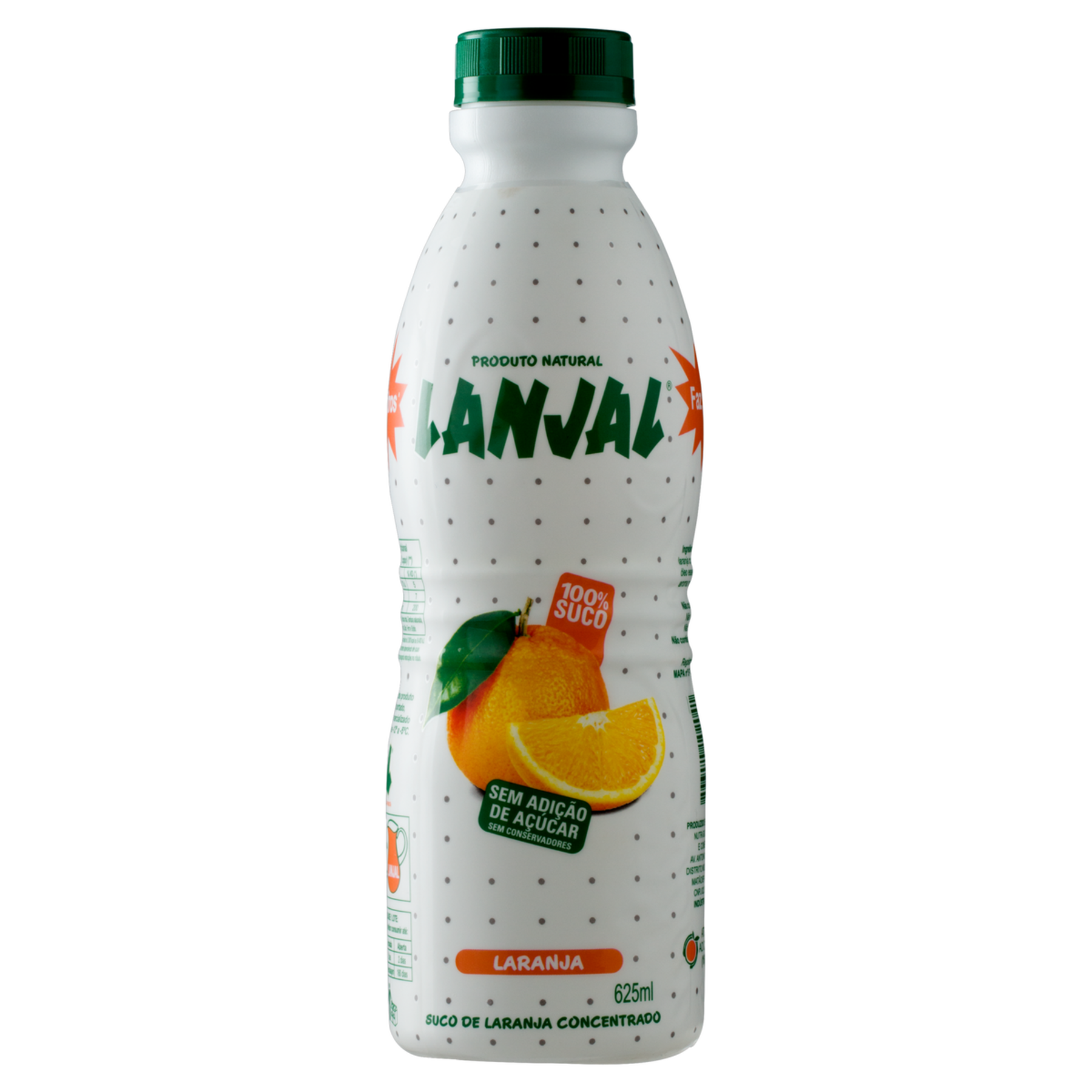 Suco Concentrado Laranja Lanjal Garrafa 625ml