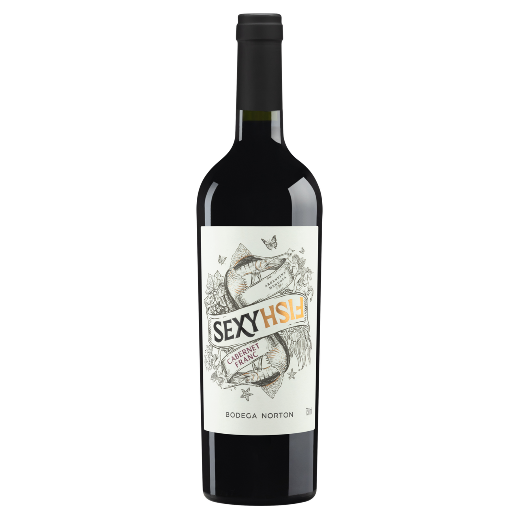 Vinho Tinto Seco Cabernet Franc SexyFish Norton Garrafa 750ml
