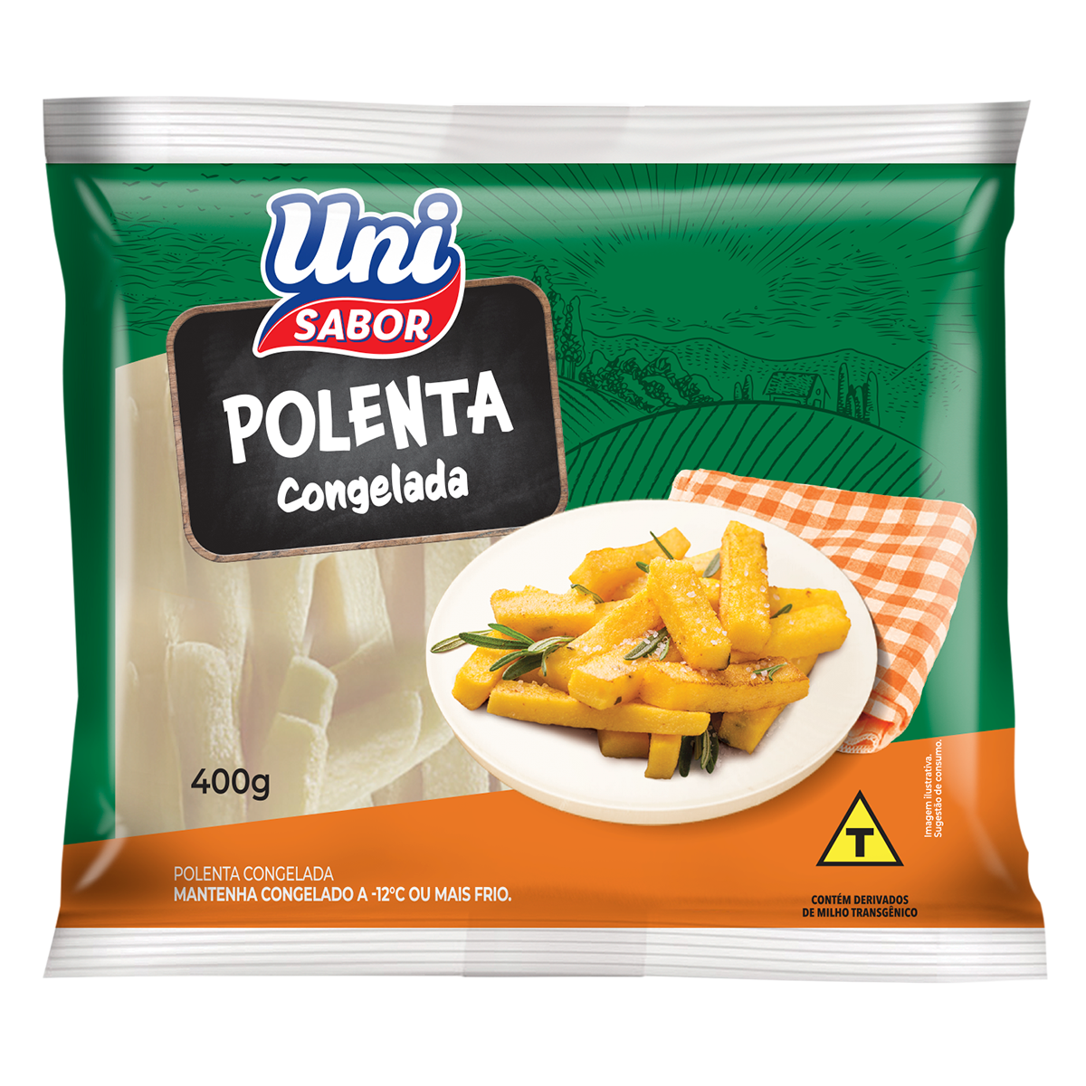 Polenta Uni Sabor Pacote 400g