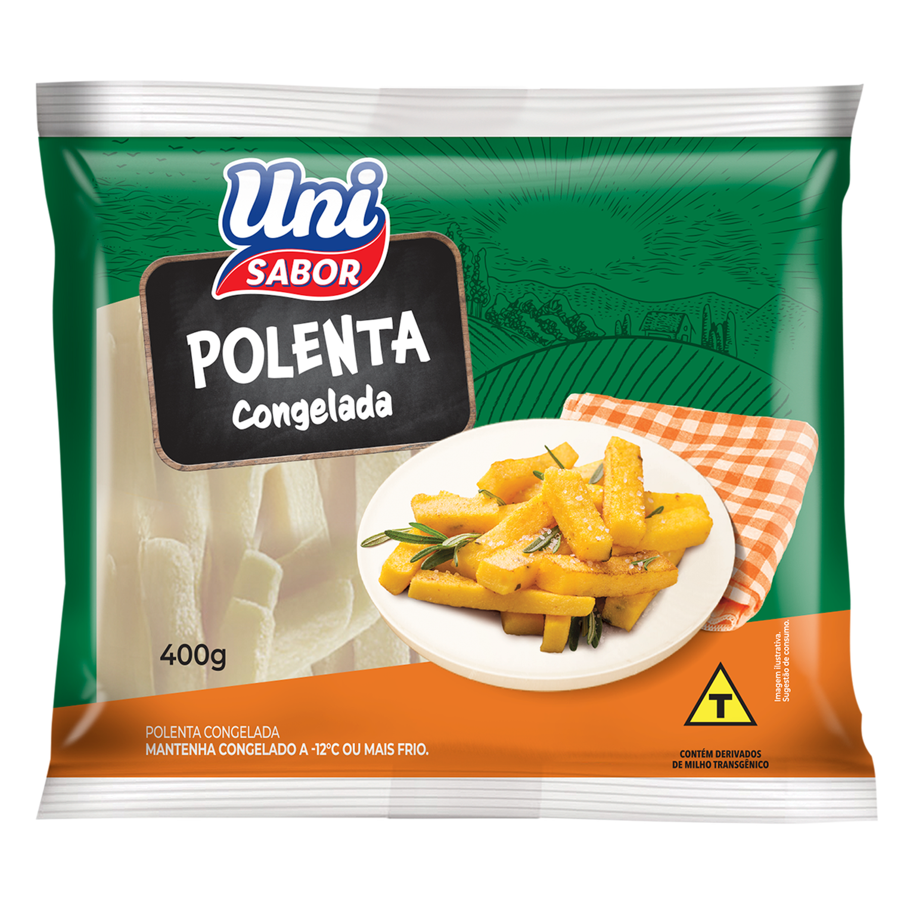 Polenta Uni Sabor Pacote 400g