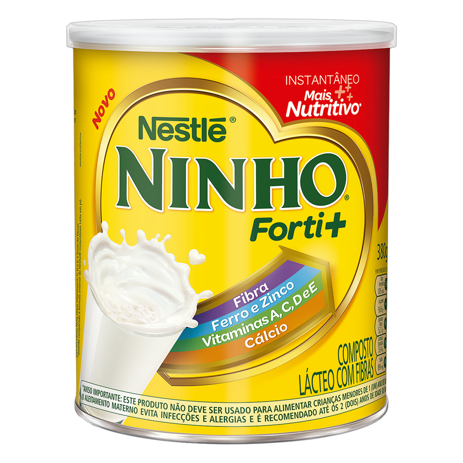 Composto Lácteo Ninho Forti+ Nestlé Lata 380g