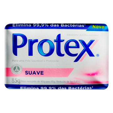 Sabonete em Barra Antibacteriano Suave Protex Cartucho 85g