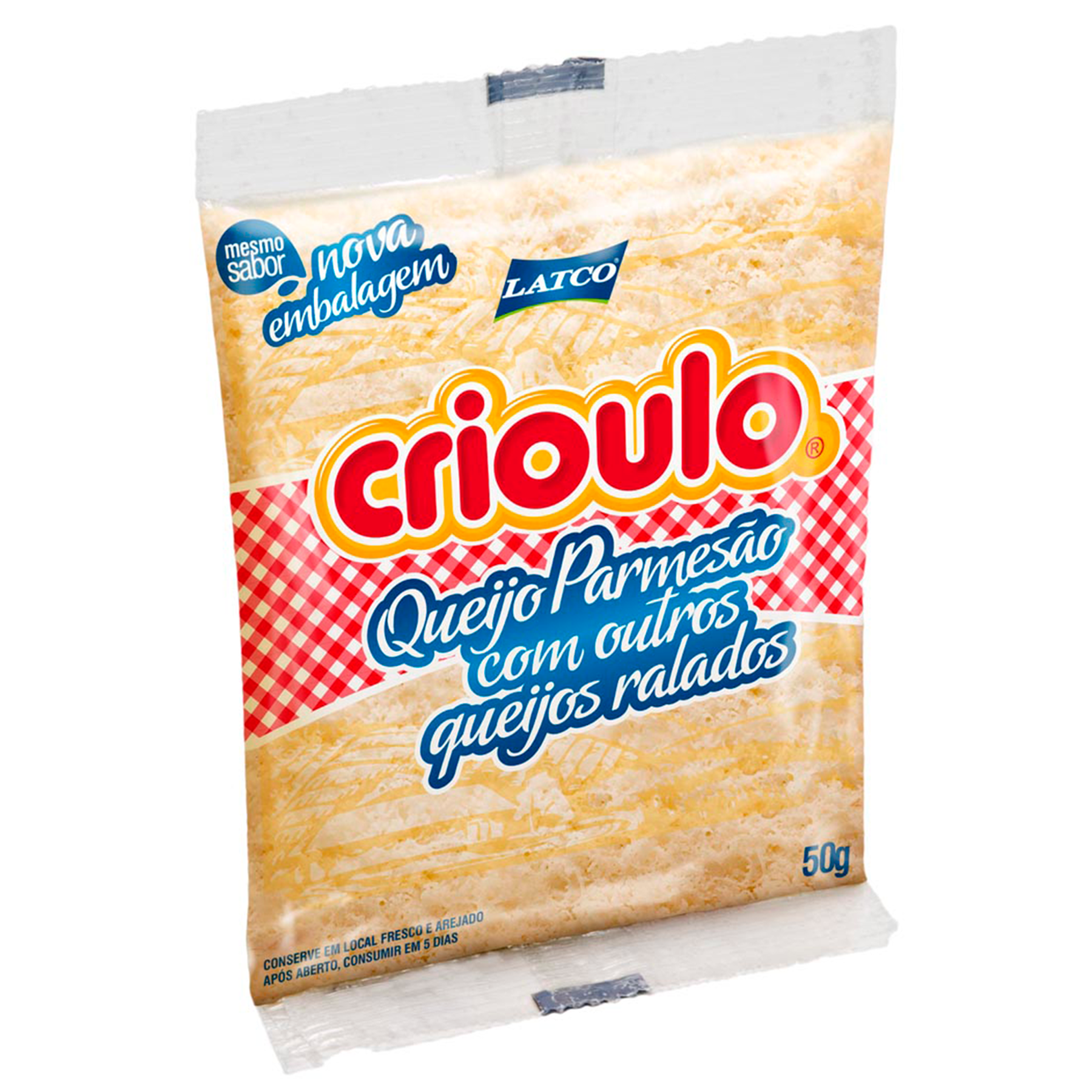 Queijo Ralado Crioulo 50g