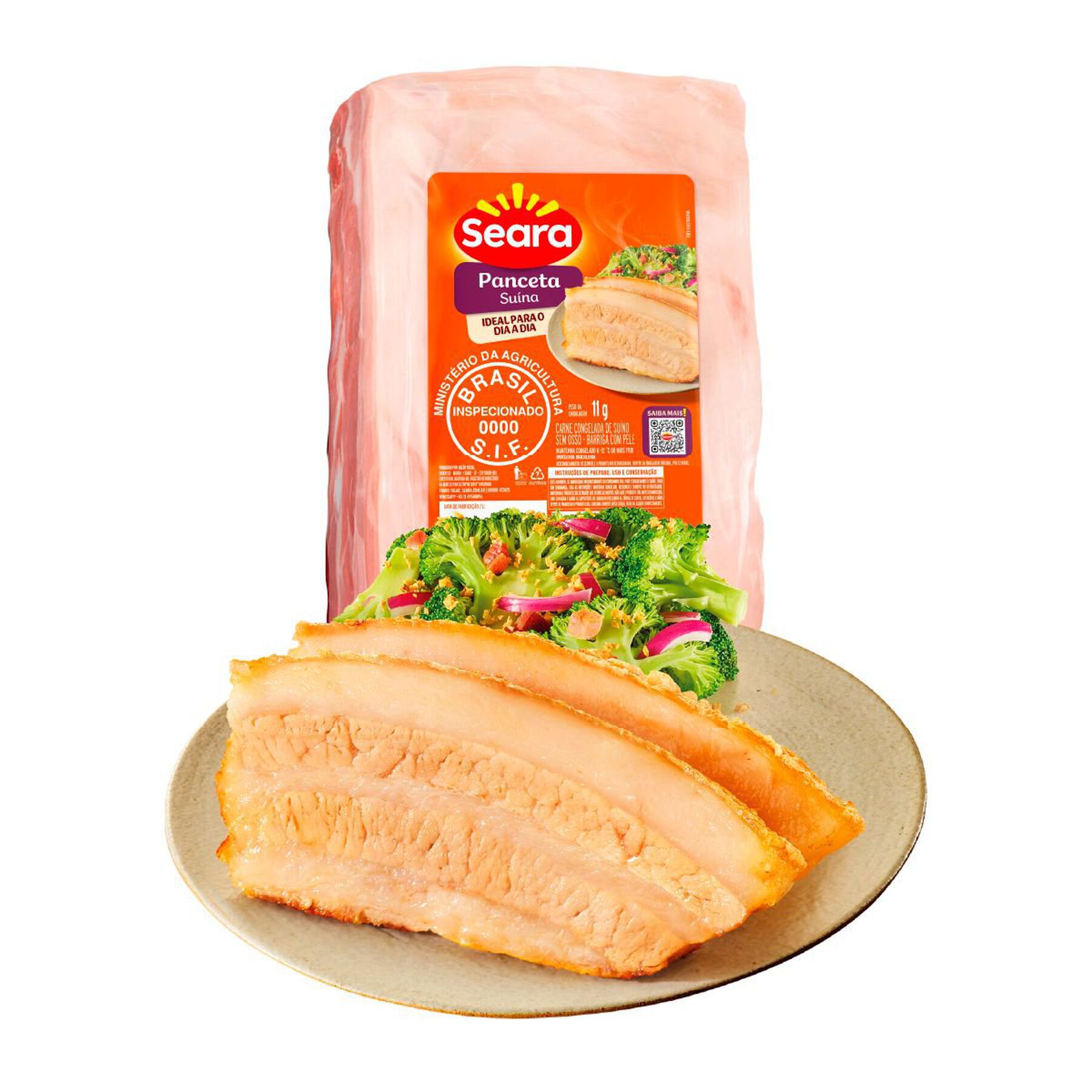Panceta porcionada Seara aprox. 472g