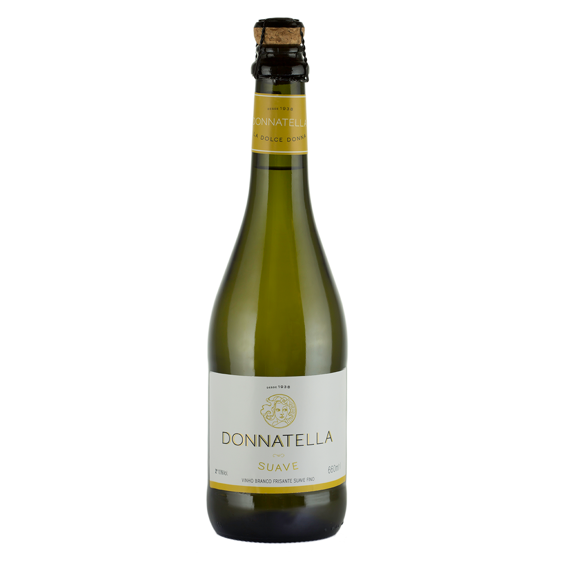 Vinho Branco Frisante Suave Fino Donnatella Garrafa 660ml&nbsp;