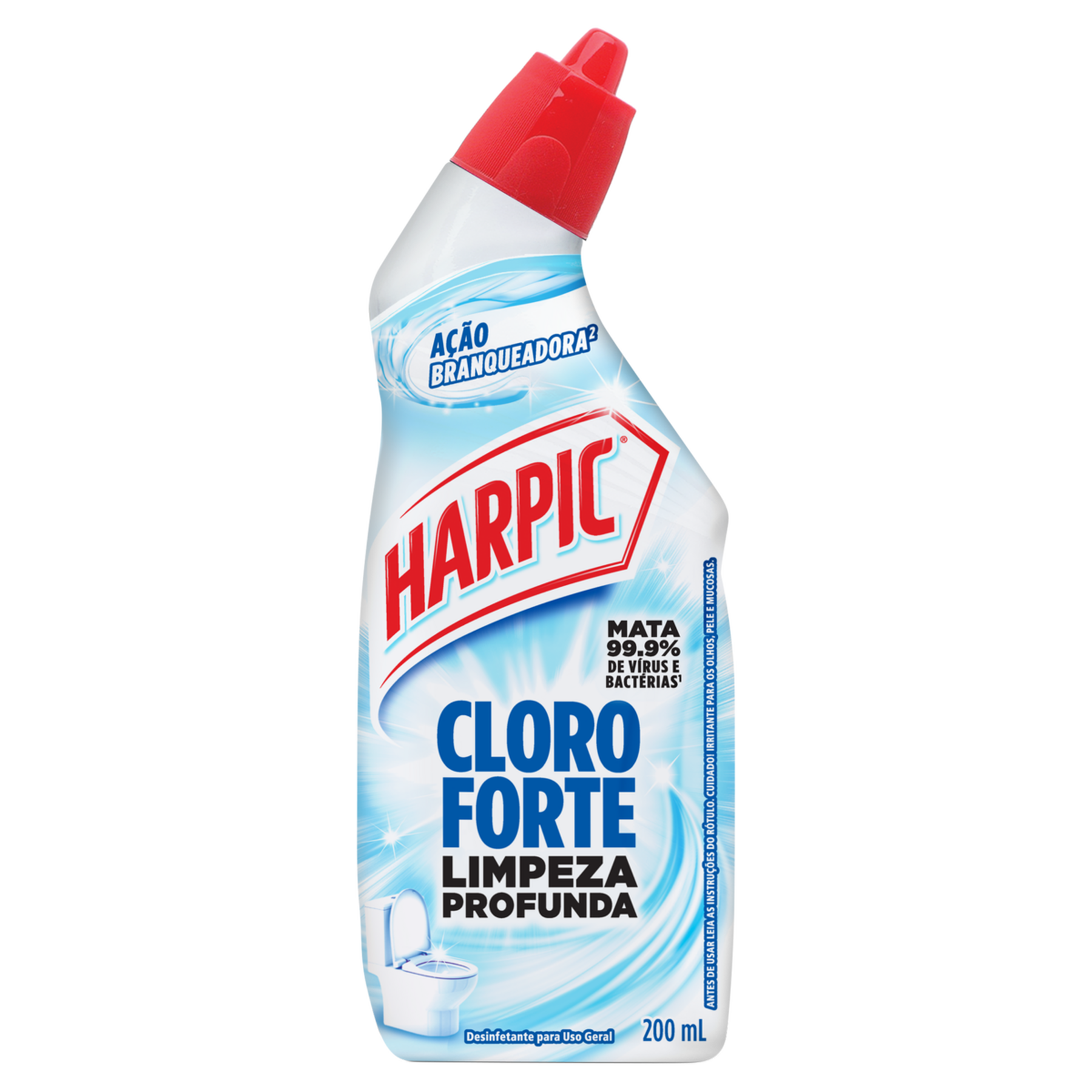 Desinfetante Cloro Forte Harpic Squeeze 200ml