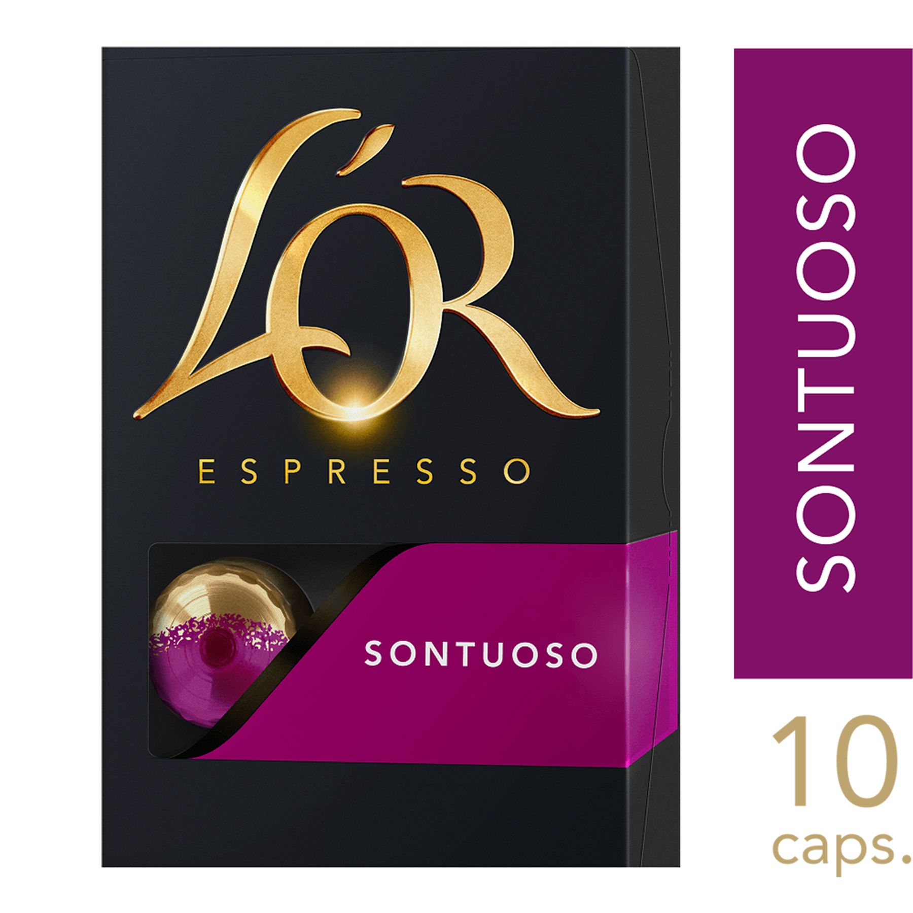 Café Espresso em Cápsula Sontuoso L'or Caixa 52g C/10 Unidades 