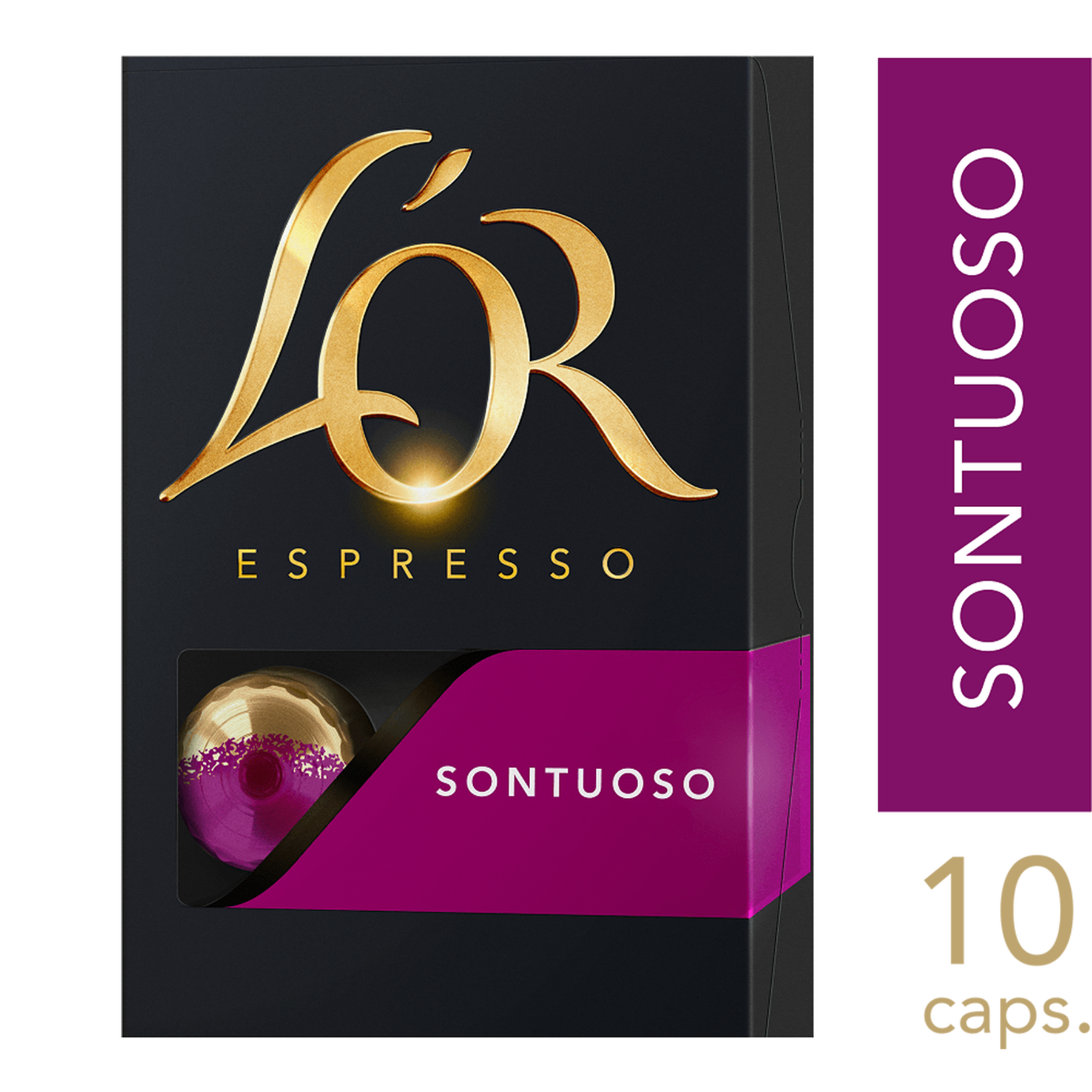 Café Espresso em Cápsula Sontuoso L'or Caixa 52g C/10 Unidades 