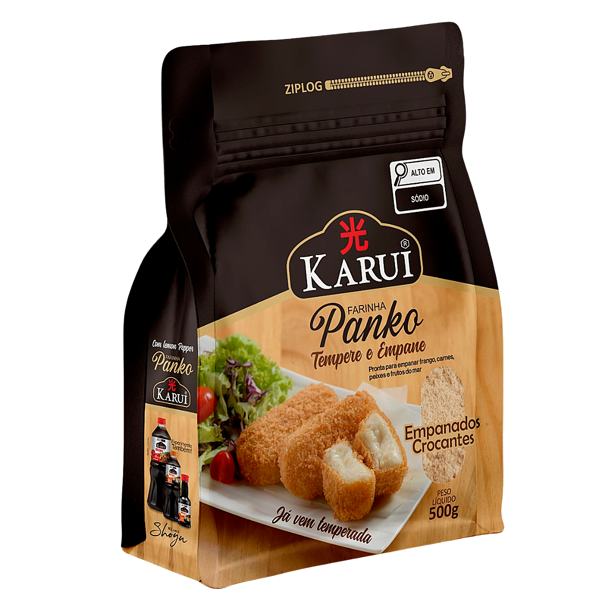Farinha Panko Tempere e Empane Karui Pacote 500g