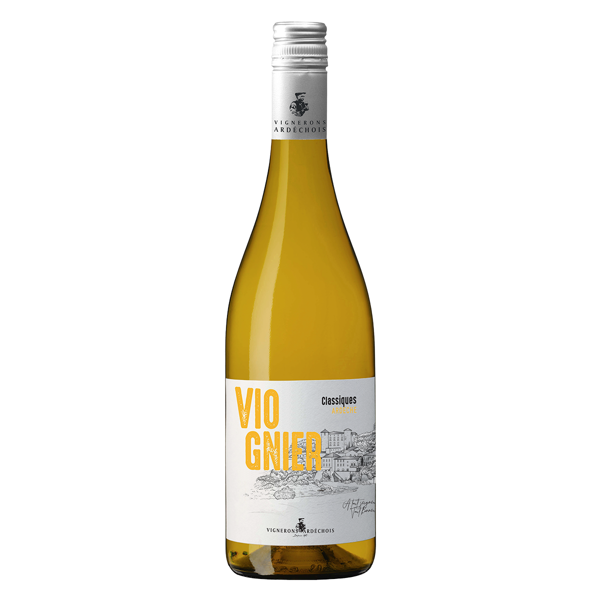 Vinho Branco Viognier Classiques Ardeche Garrafa 750ml