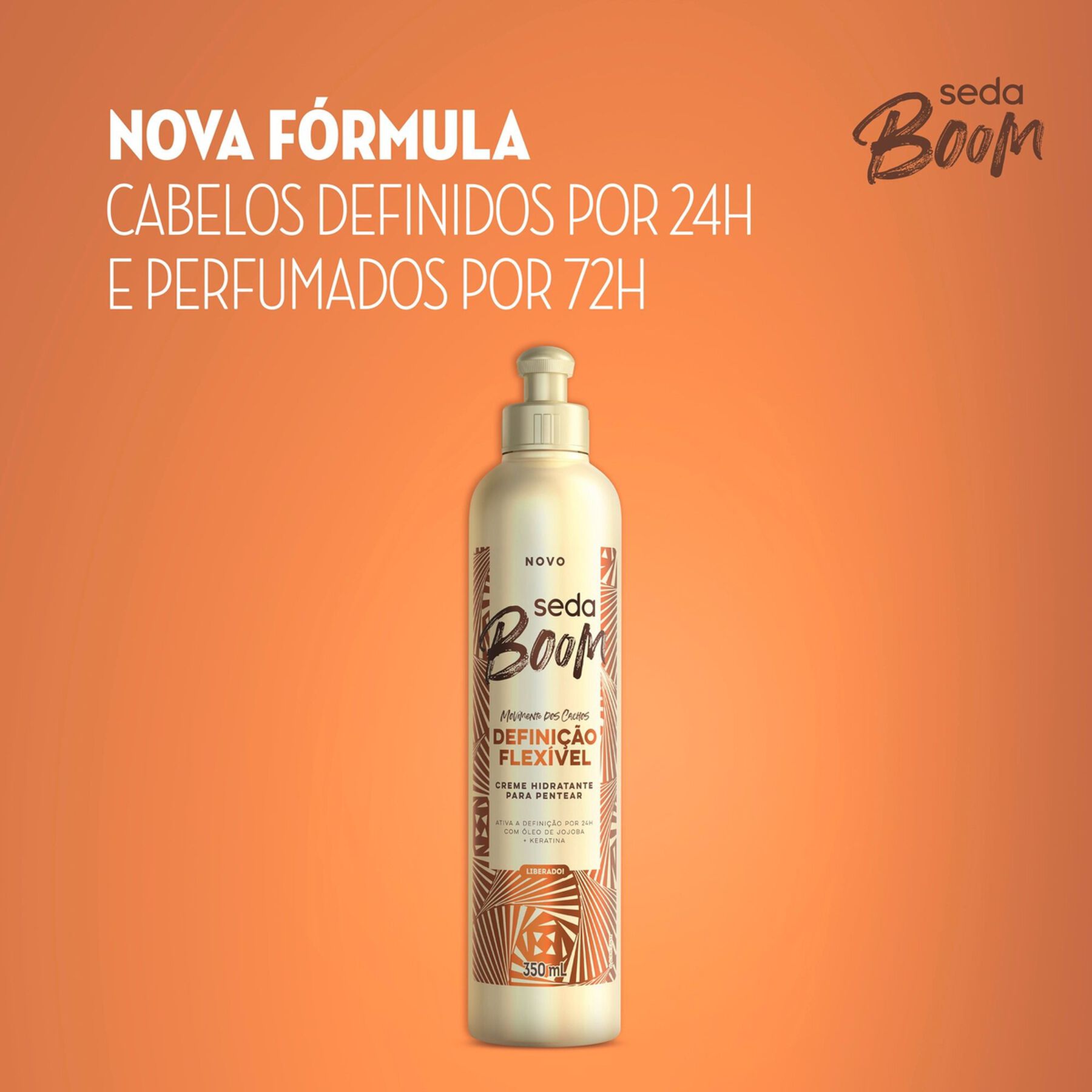 Creme para Pentear Seda Boom Definição Flexível 350ml