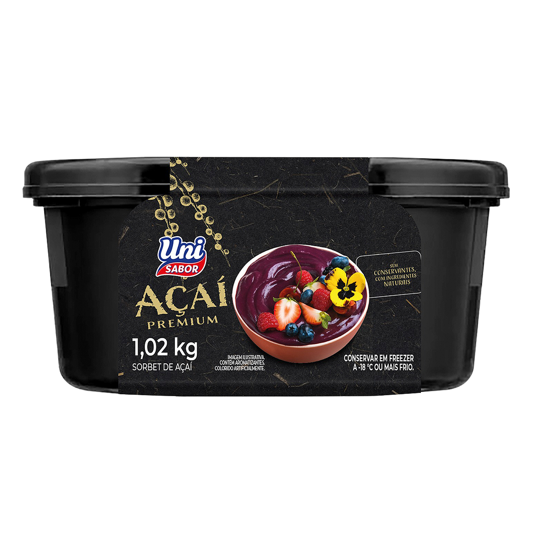 Açaí Premium Uni Sabor Pote 1,020l