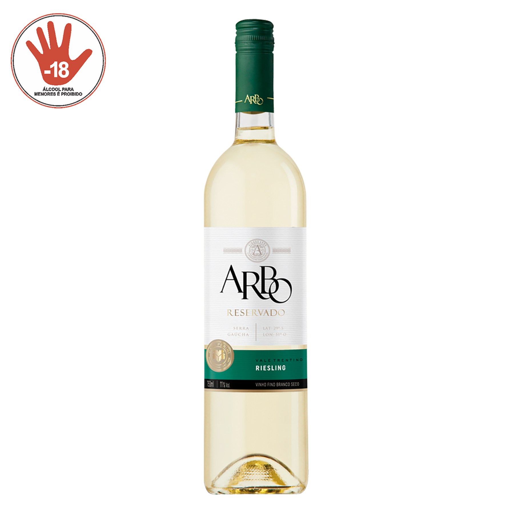 Vinho Branco Riesling Reservado Arbo Garrafa 750ml