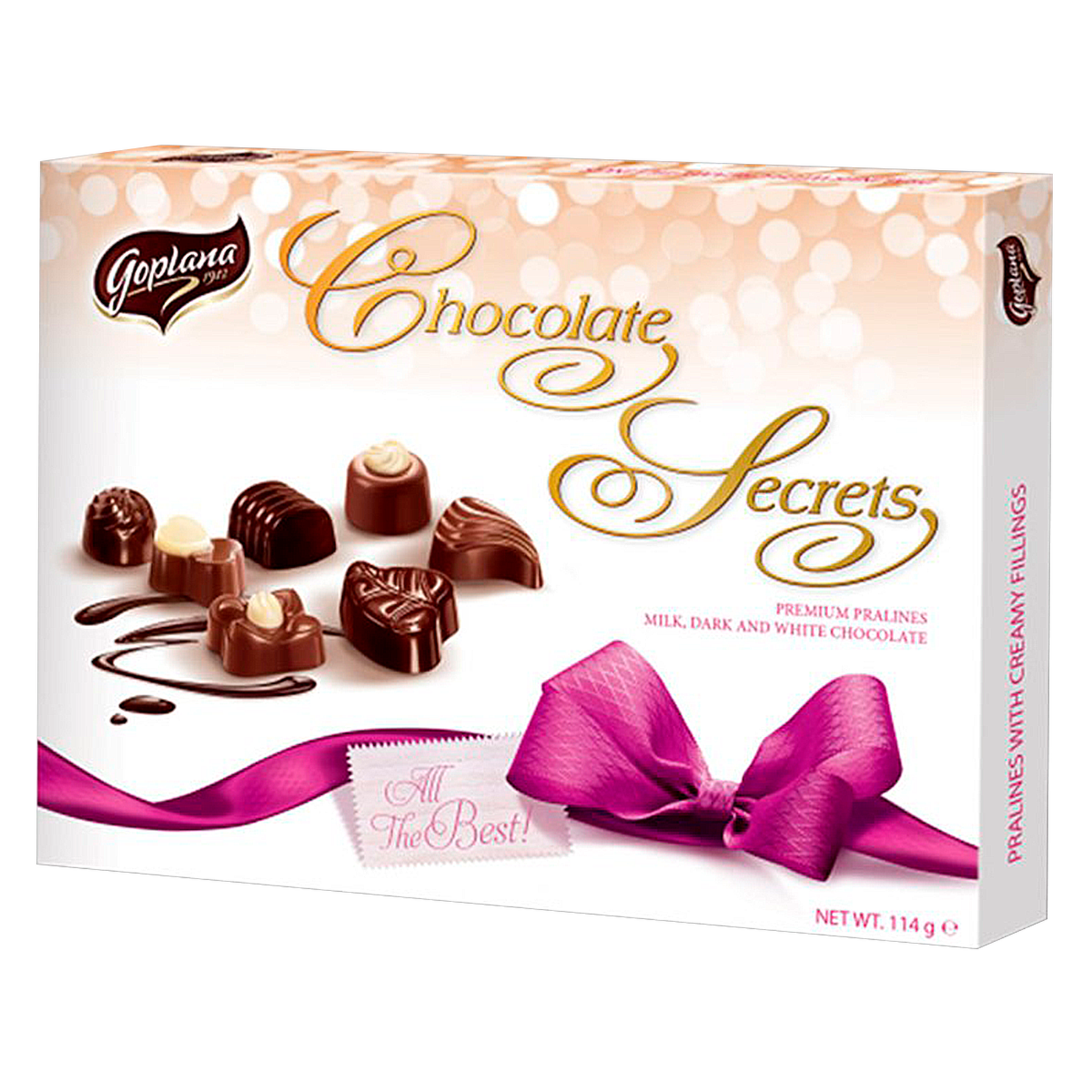 Bombom Chocolate Secrets Goplana Caixa 114g