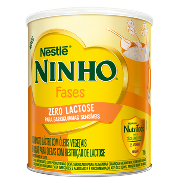 Composto Lácteo Zero Lactose Ninho Fases Nestlé Lata 700g