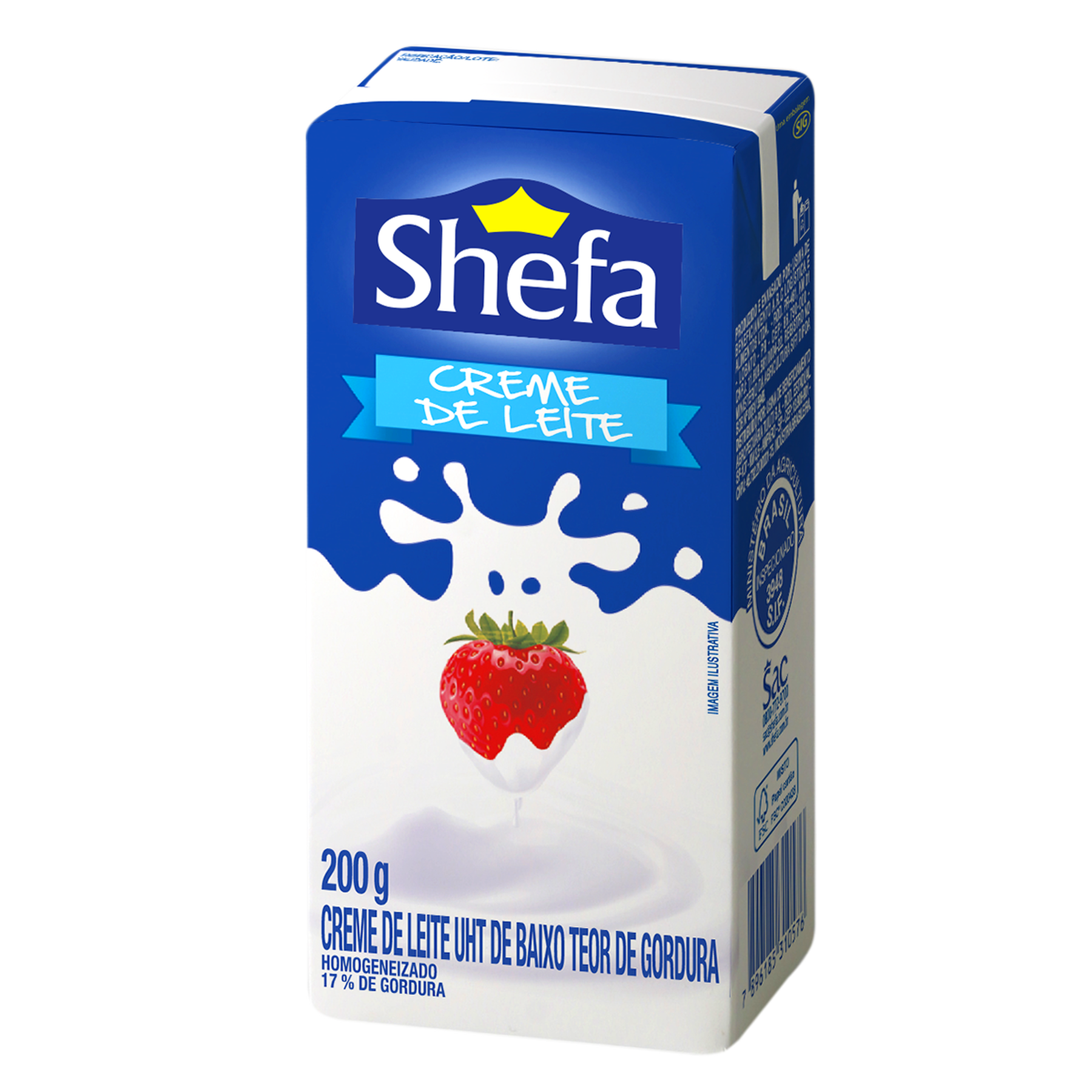 Creme de Leite Shefa Caixa 200g