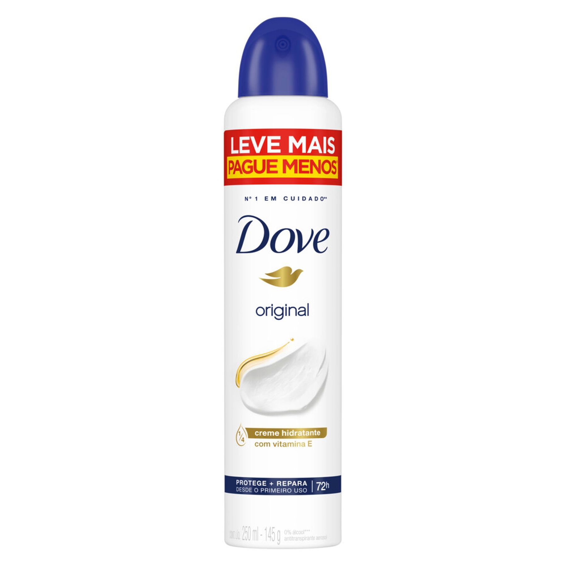 Desodorante Antitranspirante Aerosol Dove Original 250 ml