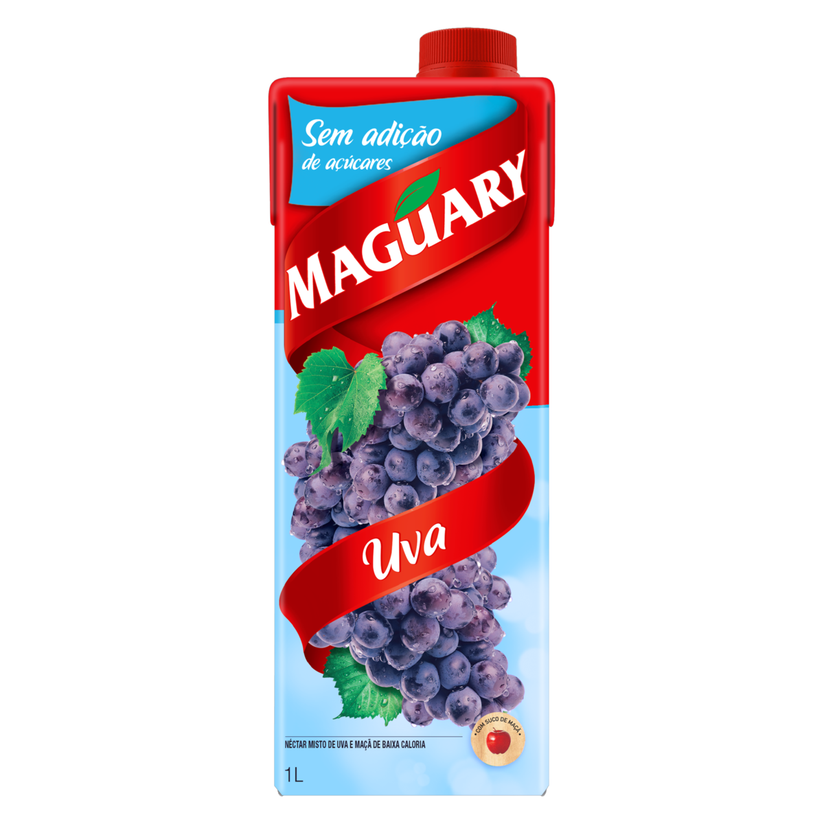 N&eacute;ctar Uva sem Adi&ccedil;&atilde;o de A&ccedil;&uacute;car Maguary Caixa 1l