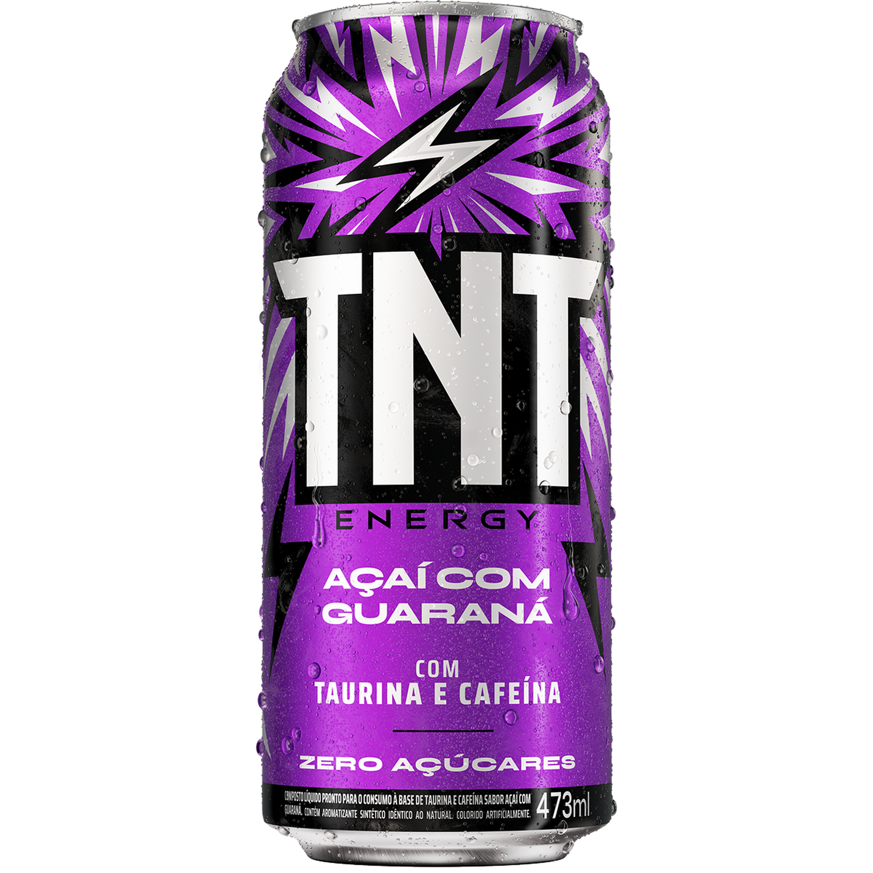 Energético Açaí com Guaraná Zero Açúcar TNT Lata 473ml