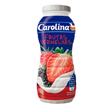 Bebida Láctea Frutas Vermelhas Carolina 150g