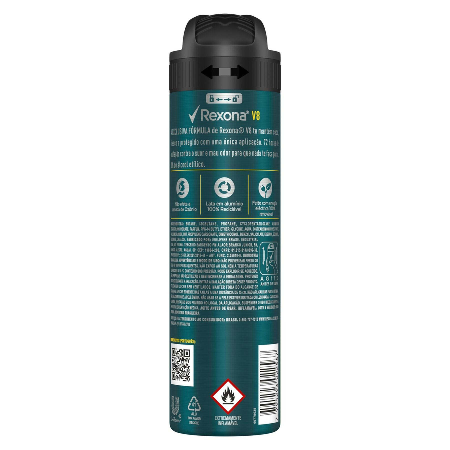 Antitranspirante Rexona Men V8 150ml