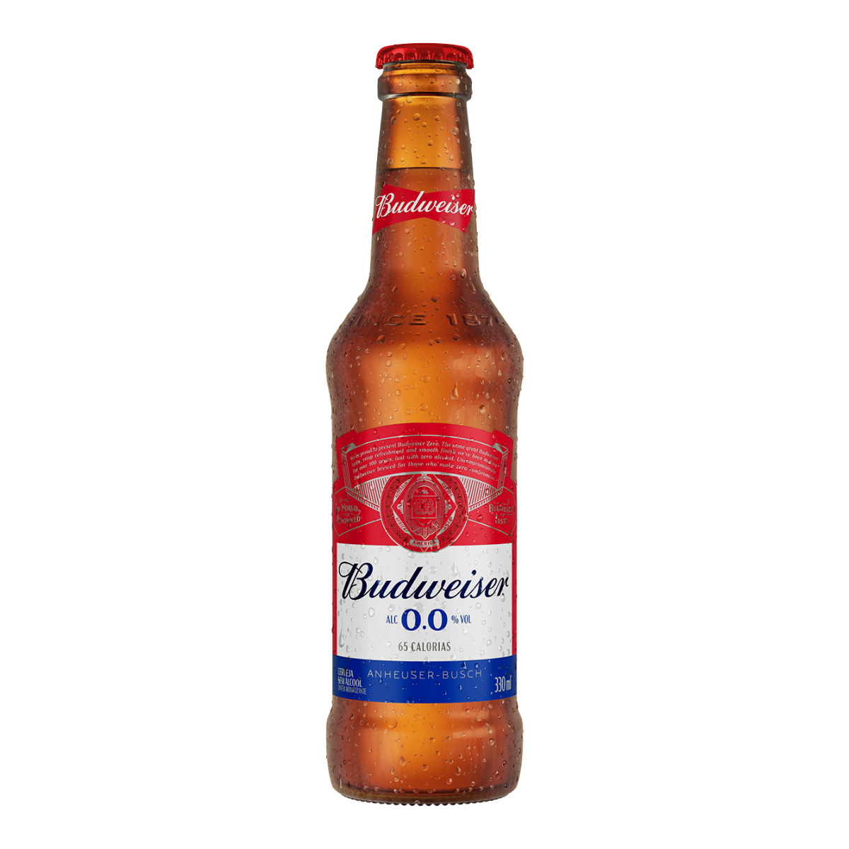 Cerveja Zero &Aacute;lcool Budweiser Long Neck 330ml