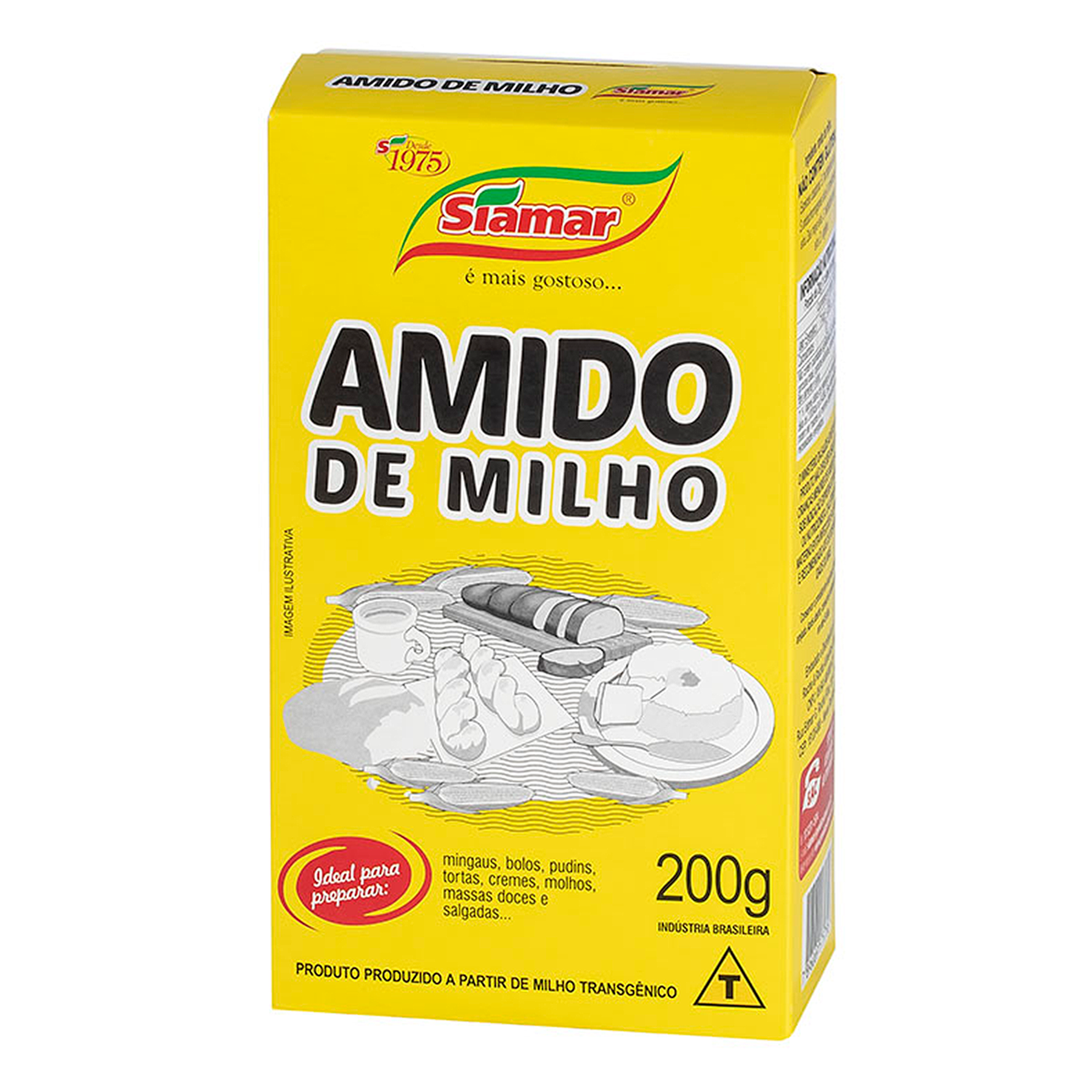 Amido de Milho Siamar Caixa 200g