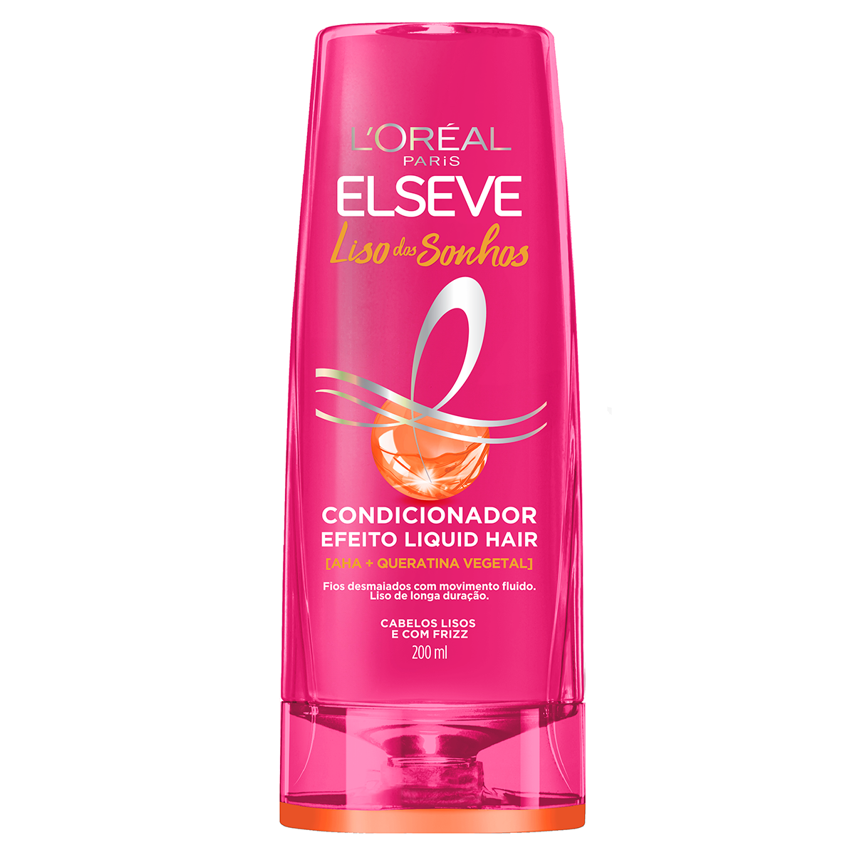 Condicionador Liso dos Sonhos Elseve L'or&eacute;al Paris Frasco 200ml