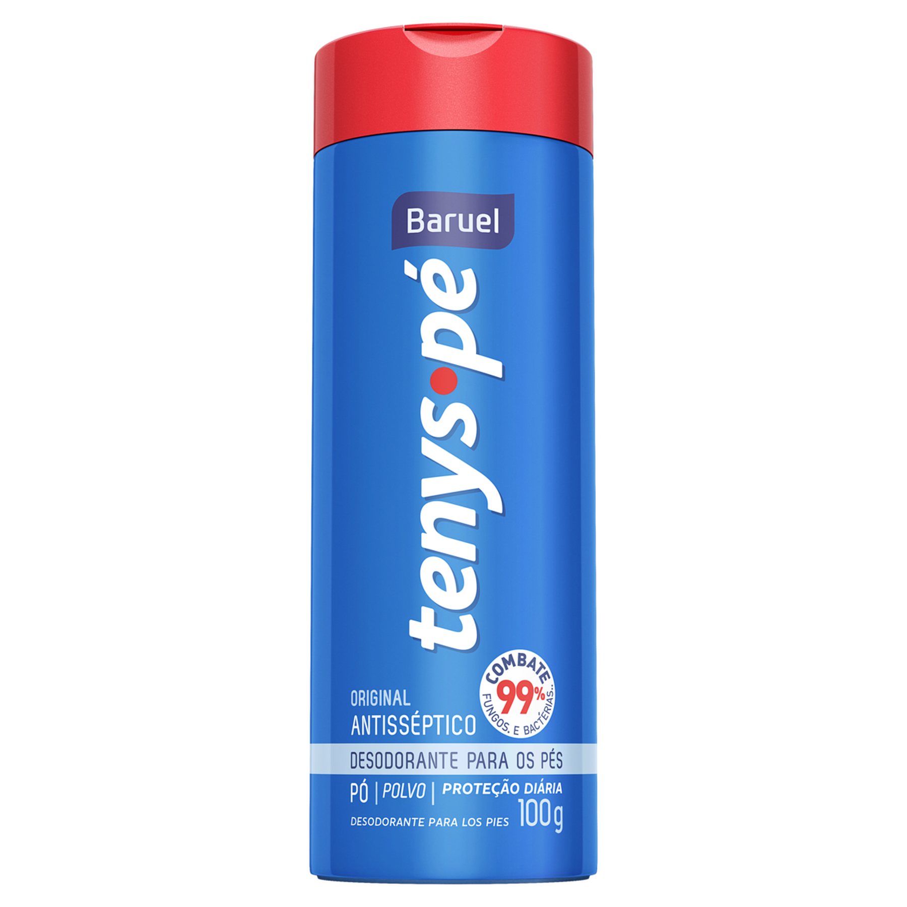 Desodorante para os Pés em Pó Original Tenys Pé Baruel Frasco 100g