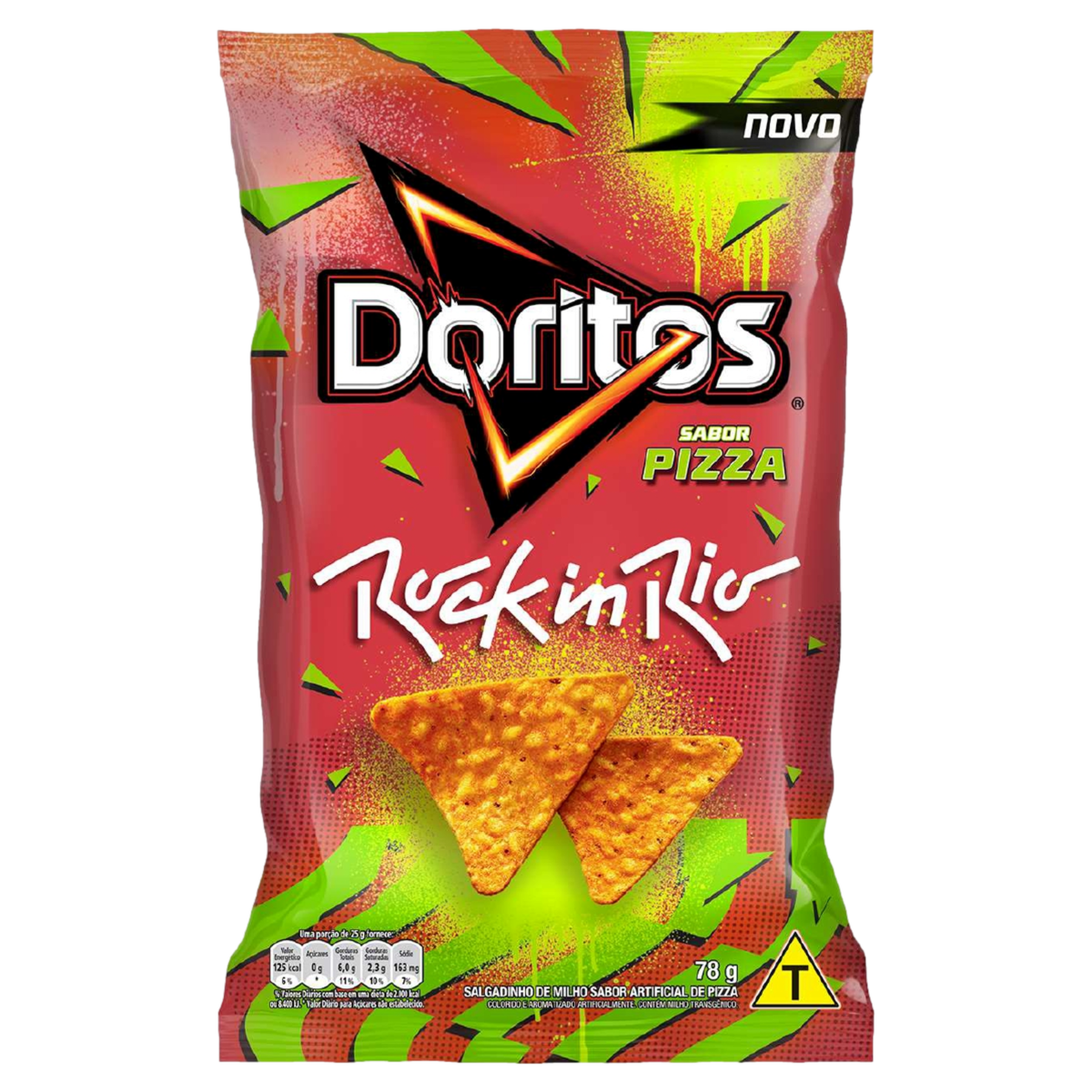 Salgadinho de Milho Pizza Doritos Pacote 78g - Rock in Rio