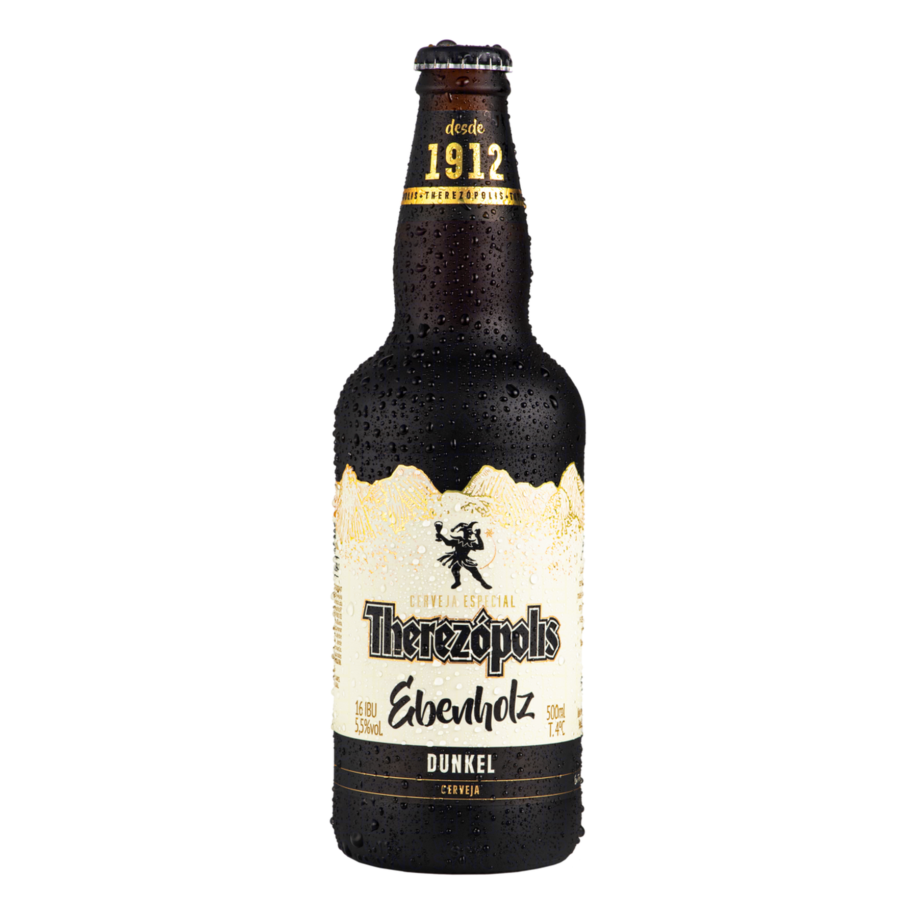 Cerveja Dunkel Ebenholz Therez&oacute;polis Garrafa 500ml