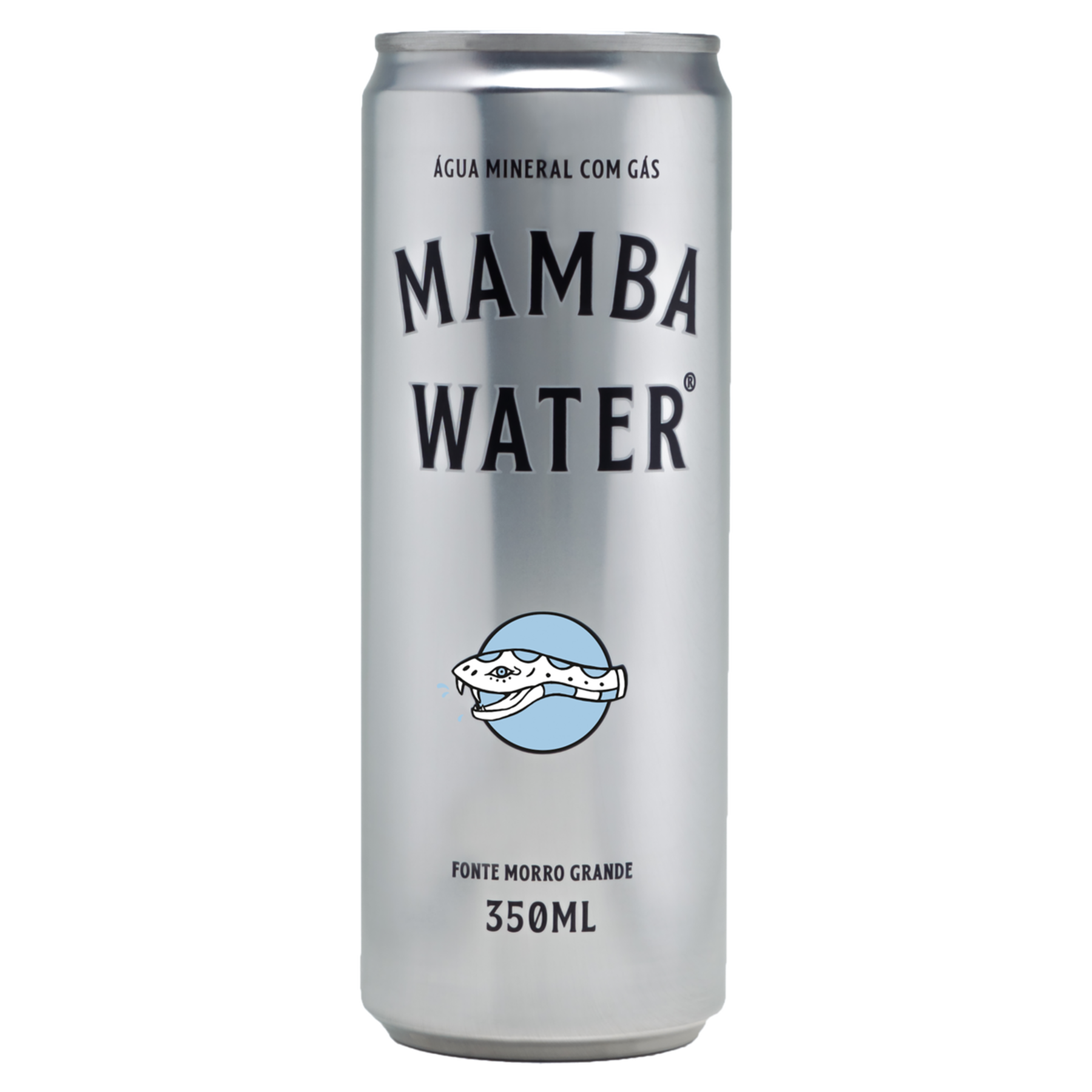 Água Mineral com Gás Mamba Water Lata 350ml