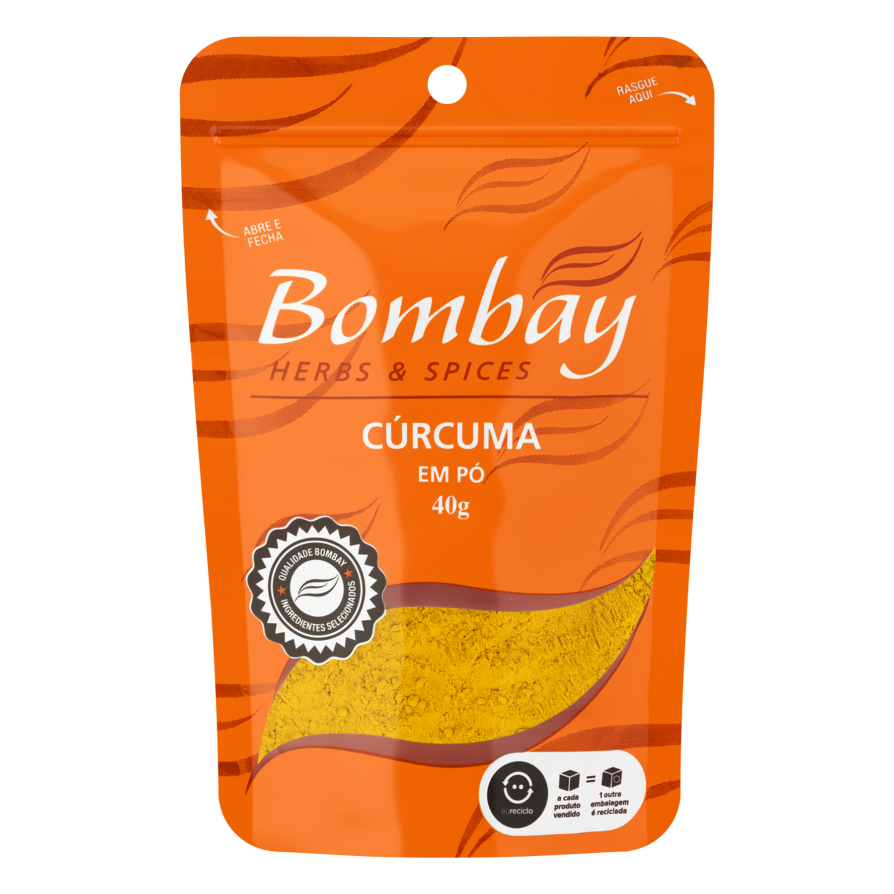 C&uacute;rcuma em P&oacute; Bombay 40g