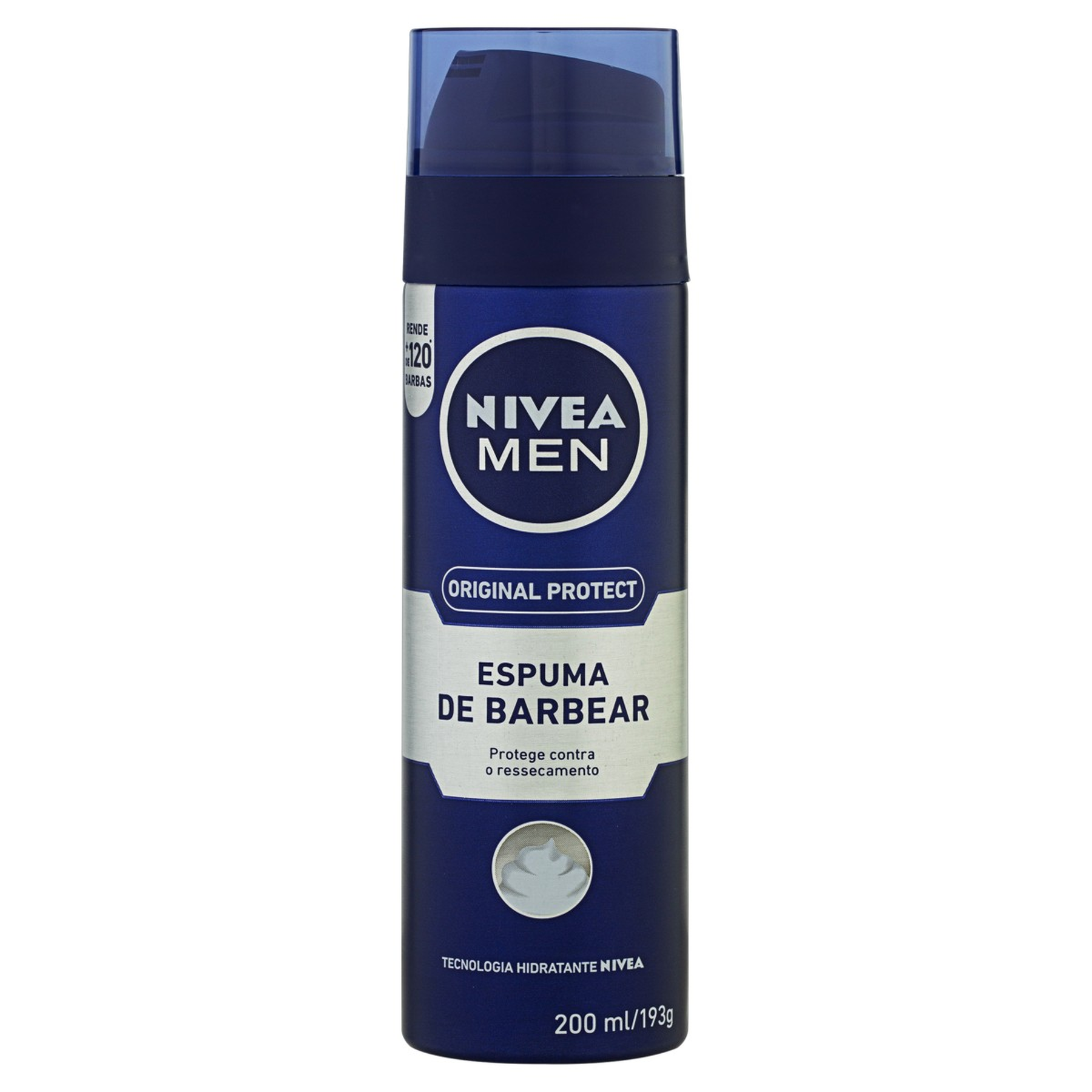 Espuma de Barbear Original Protect Nivea Men 200ml