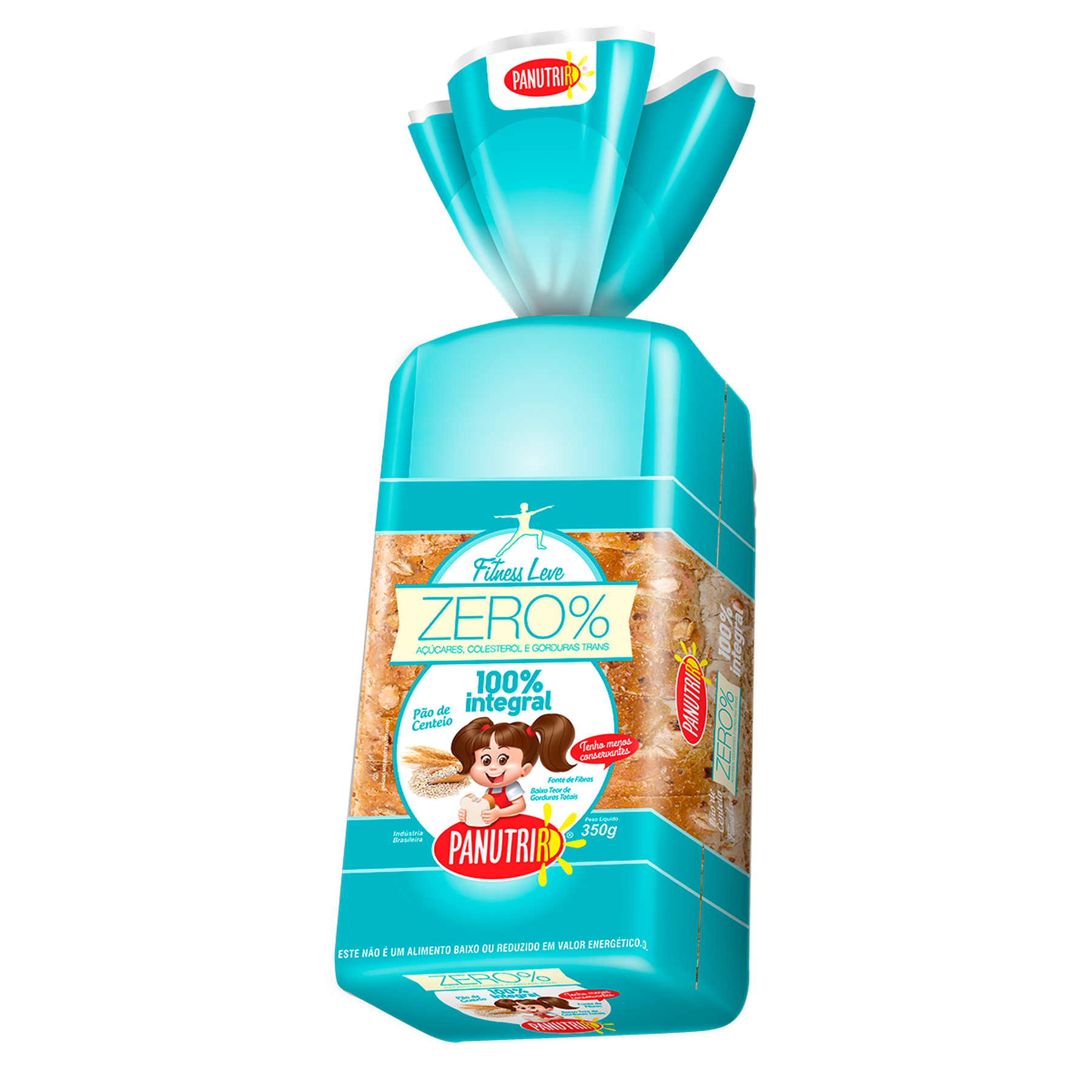 P&atilde;o de Forma Integral Fitness Leve Zero Panutrir 350g