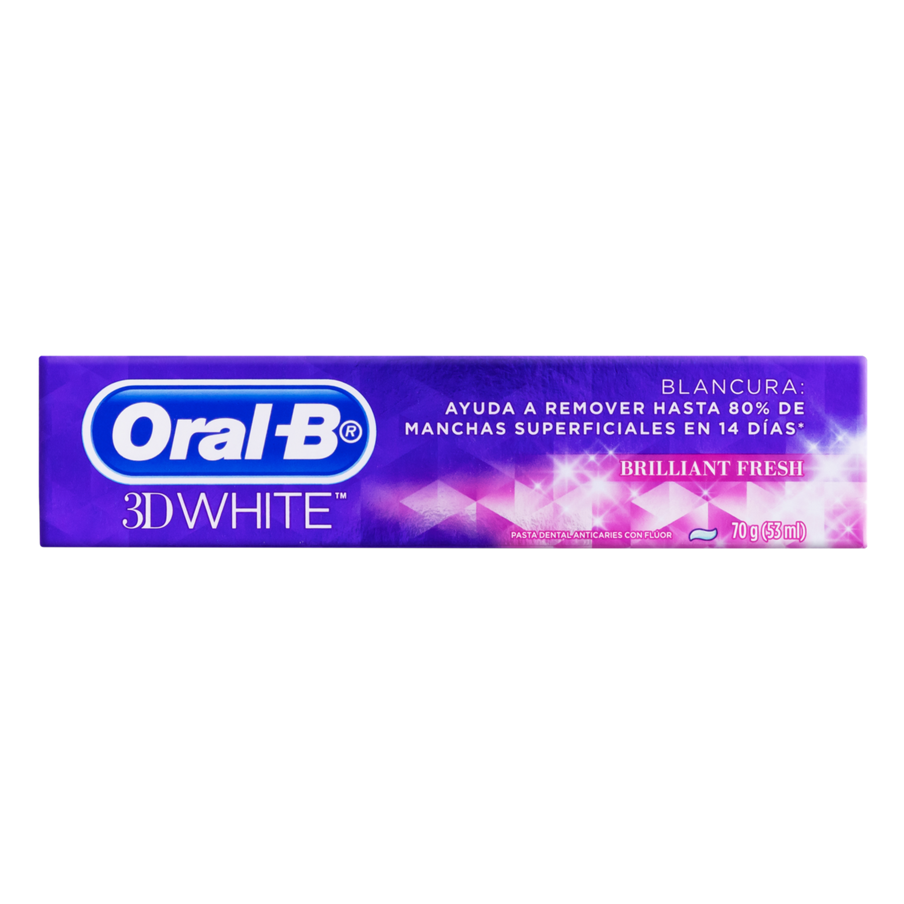 Creme Dental Oral-B 3D White Brilliant Fresh Caixa 70g