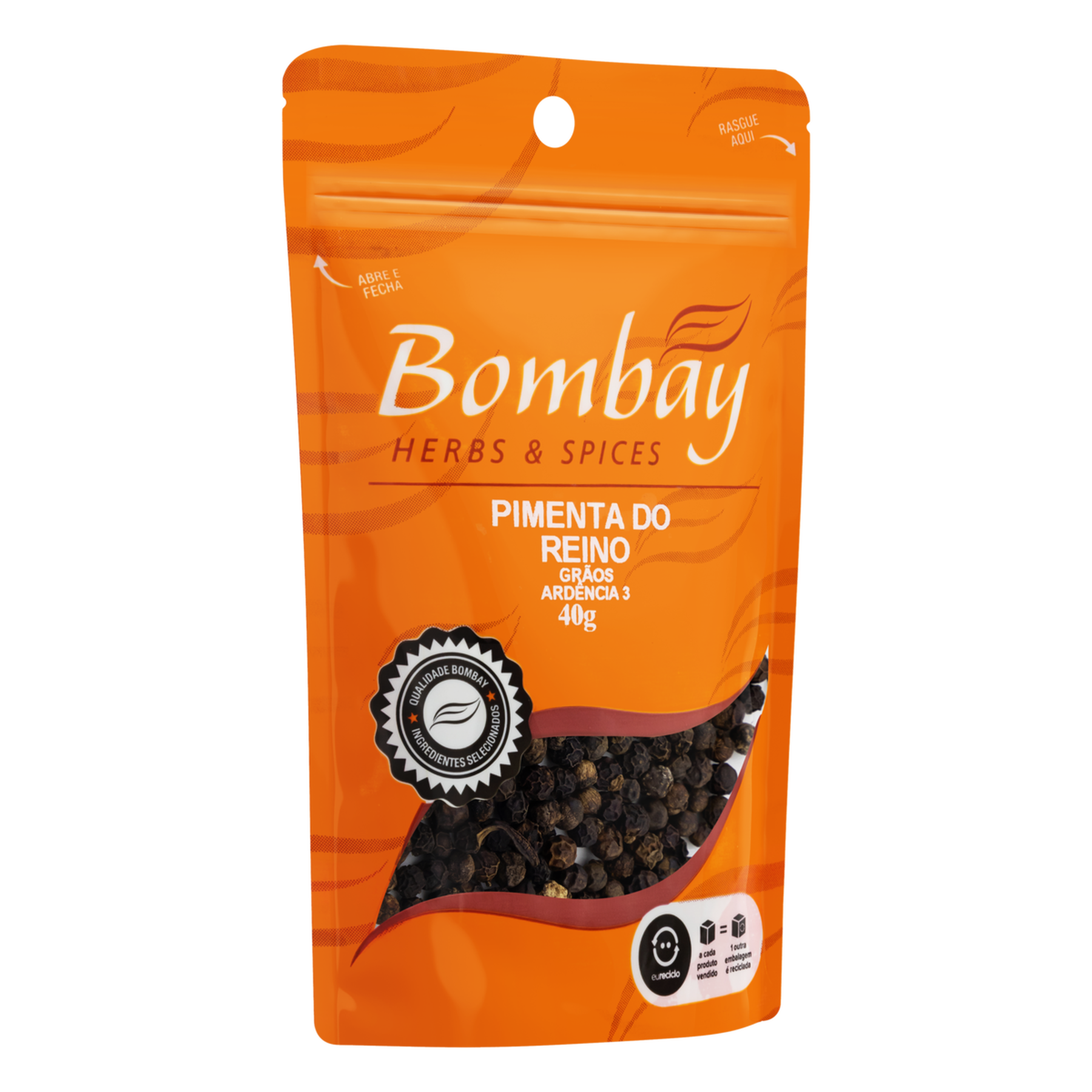 Pimenta do Reino Gr&atilde;os Bombay Pouch 40g