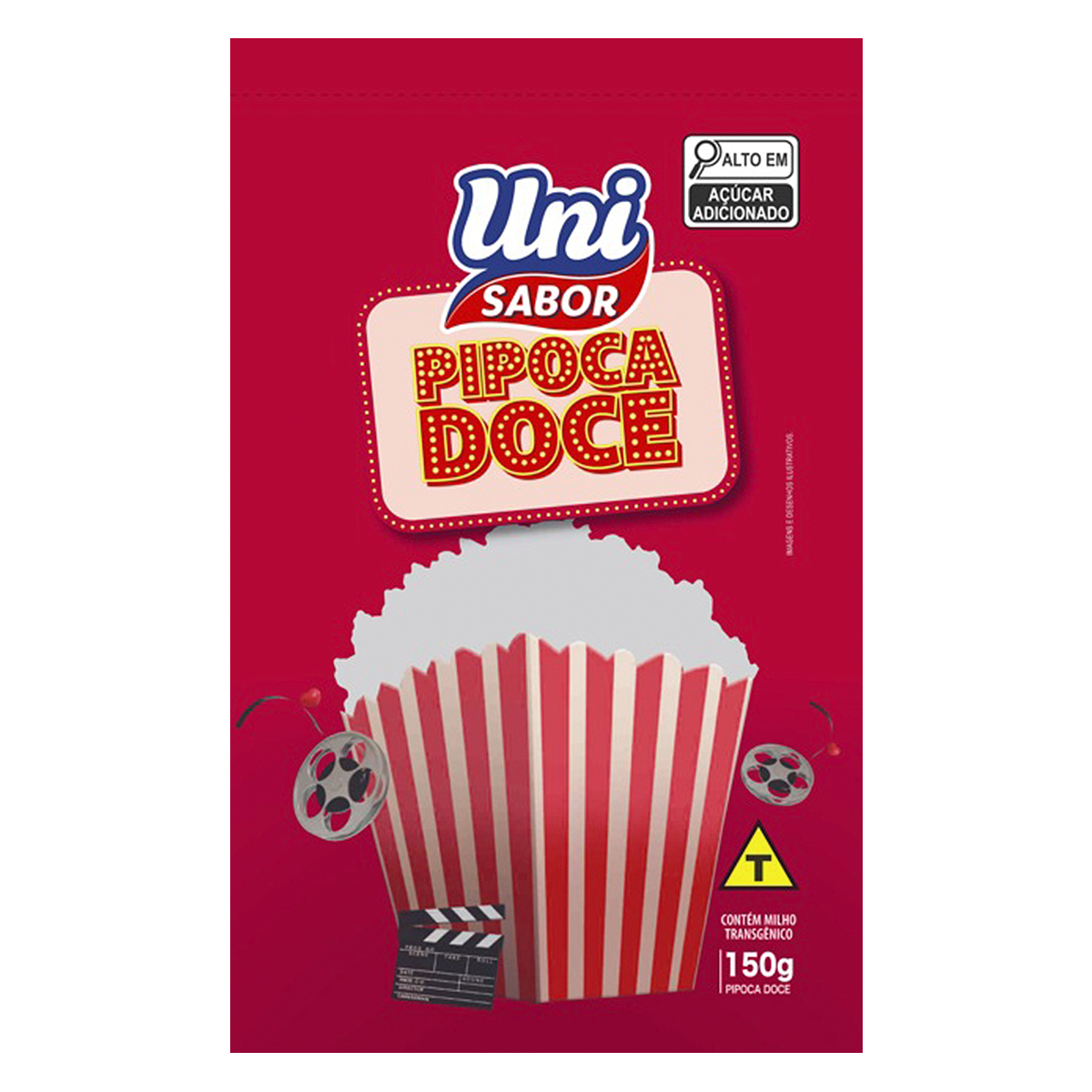 Pipoca Doce Uni Sabor 150g