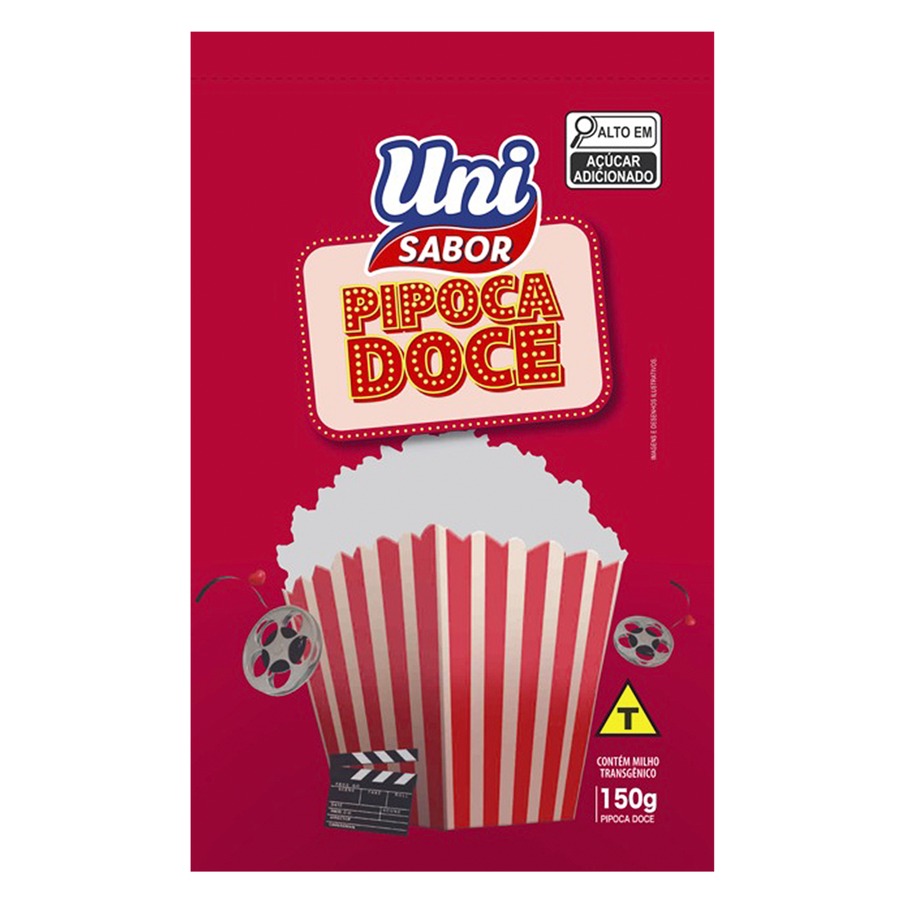Pipoca Doce Uni Sabor 150g