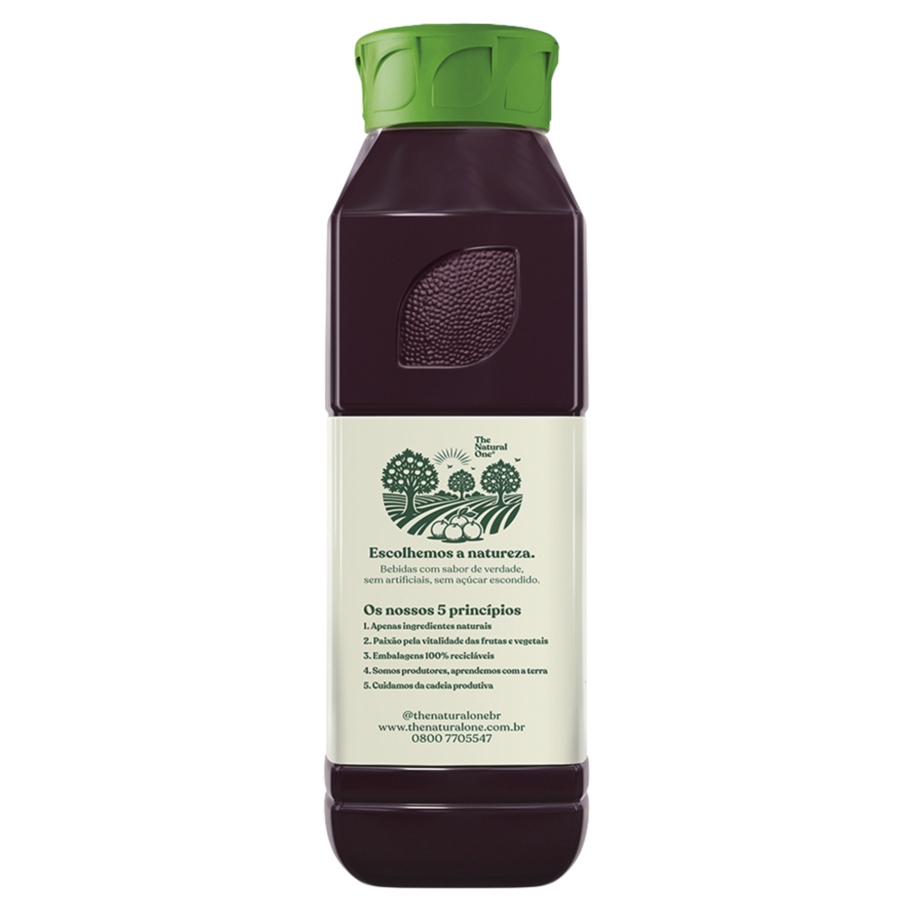 Suco Misto Uva, Pera e Ma&ccedil;&atilde; The Natural One Refrigerado Garrafa 900ml